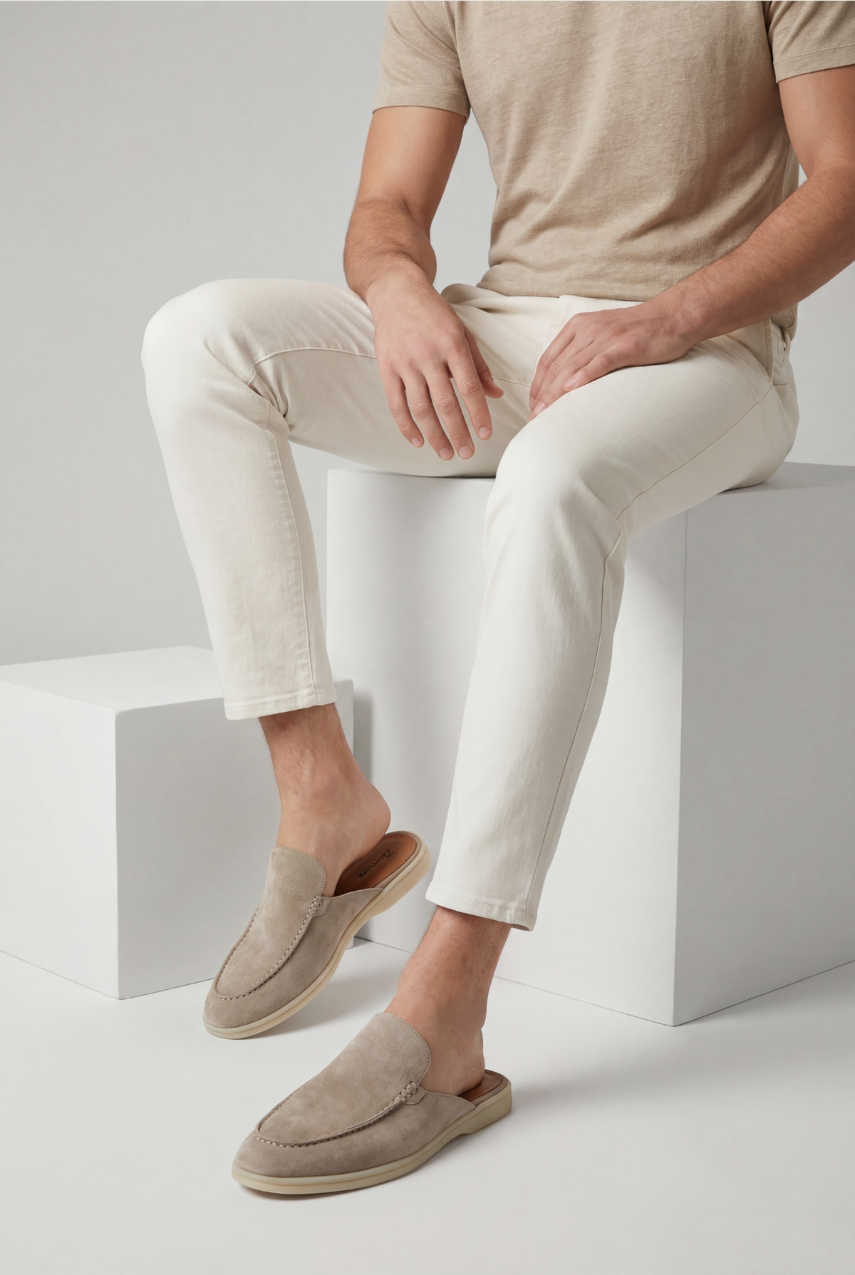 Grey Yacht Mule