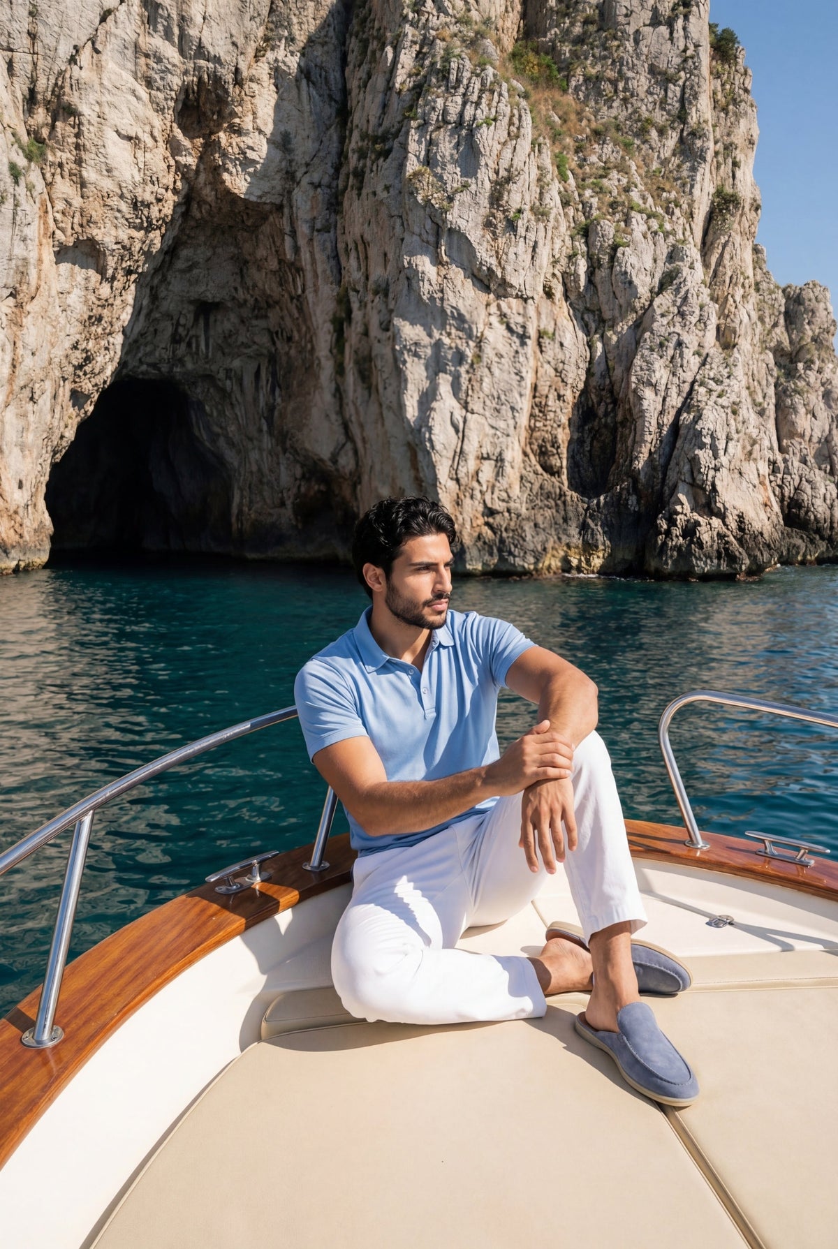 Polo Portofino azzurro cielo