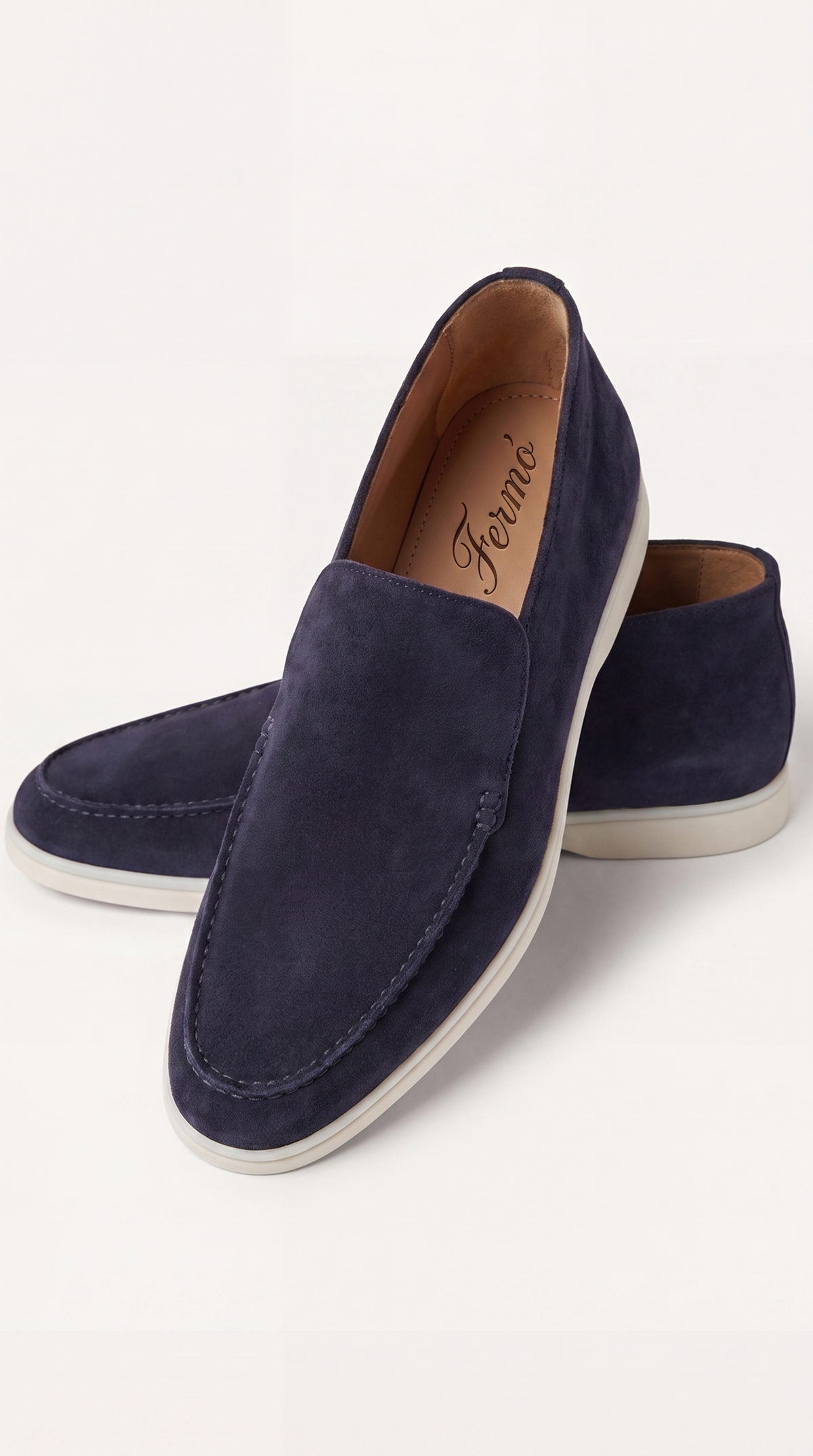 Mocasín Amalfi Suede City Azul Marino