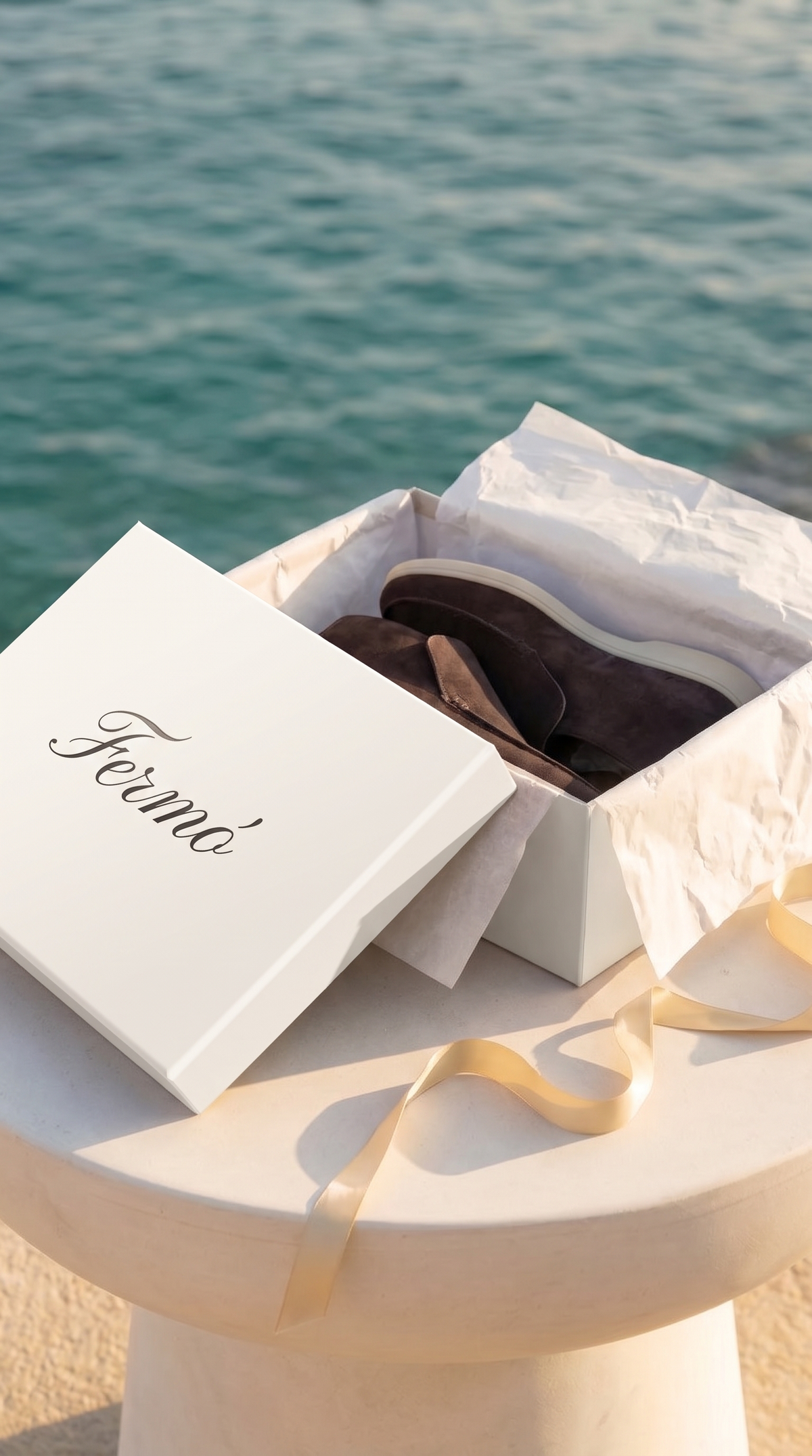 Mocassin citadin Amalfi en daim marron