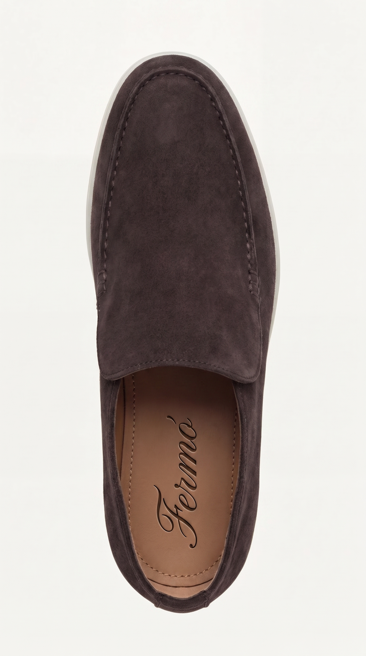 Mocassin citadin Amalfi en daim marron