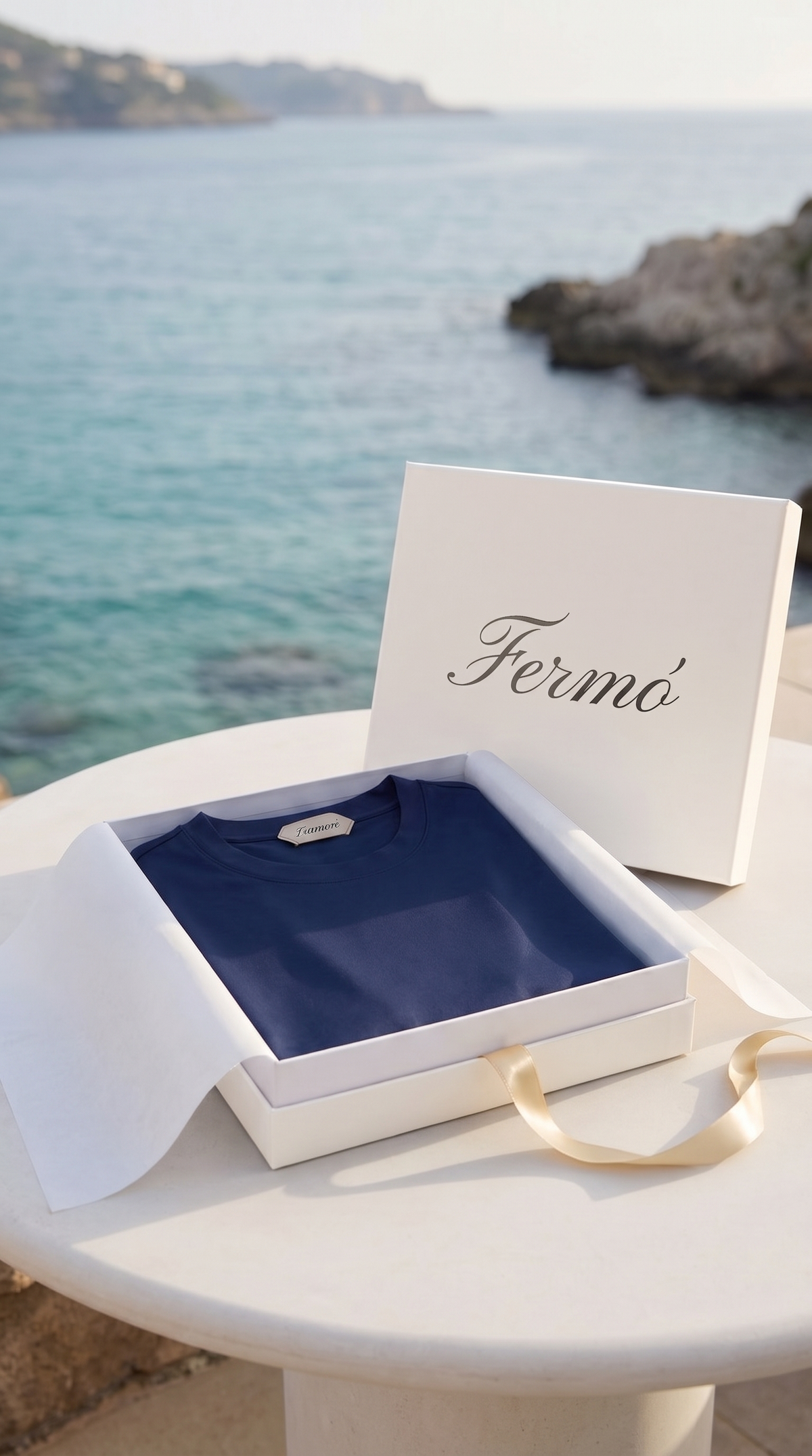 T-shirt Portofino blu navy