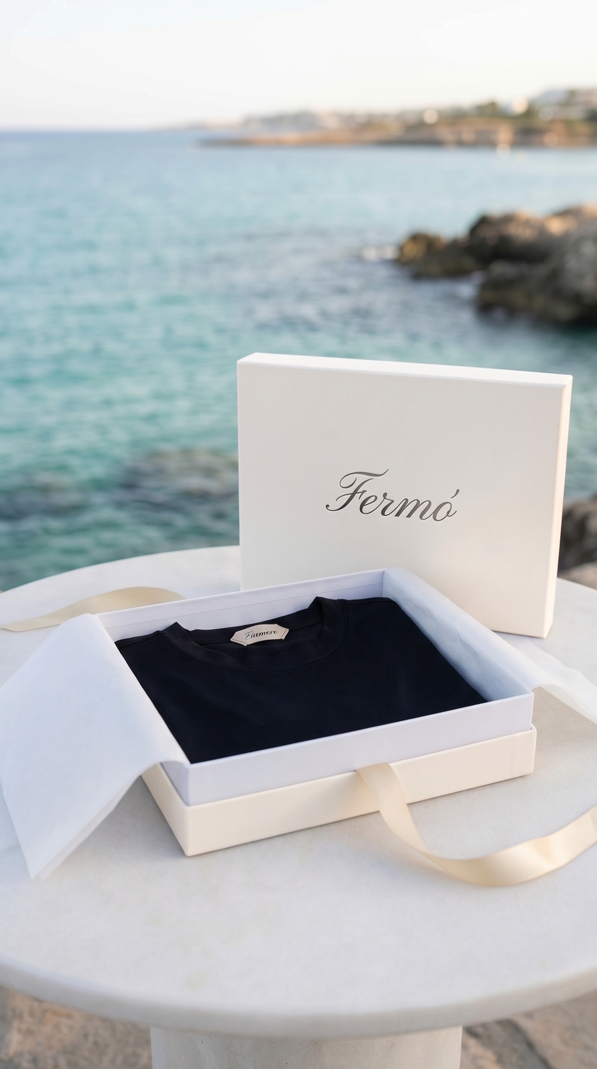 T-shirt Portofino nera