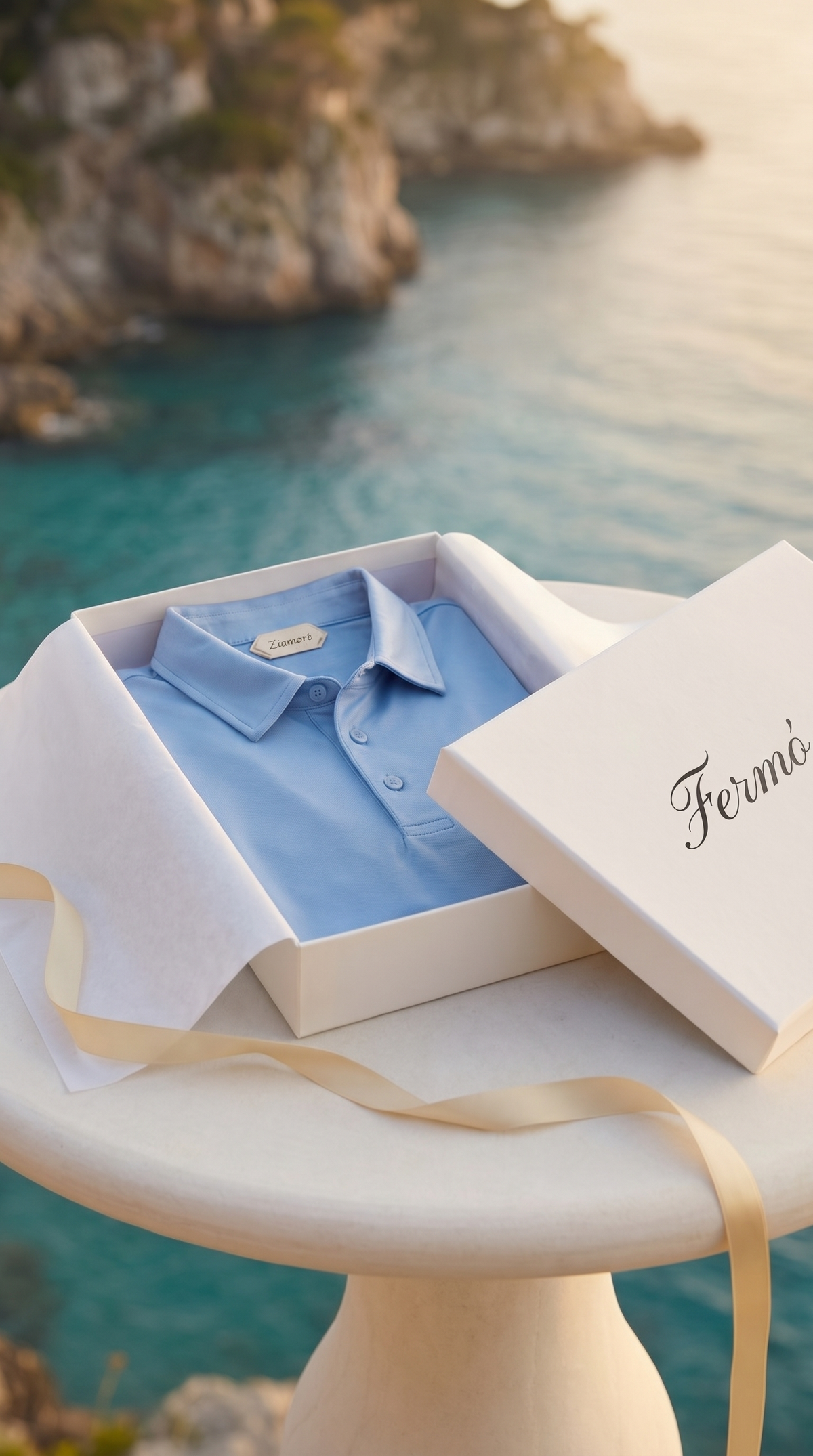 Polo Portofino azzurro cielo