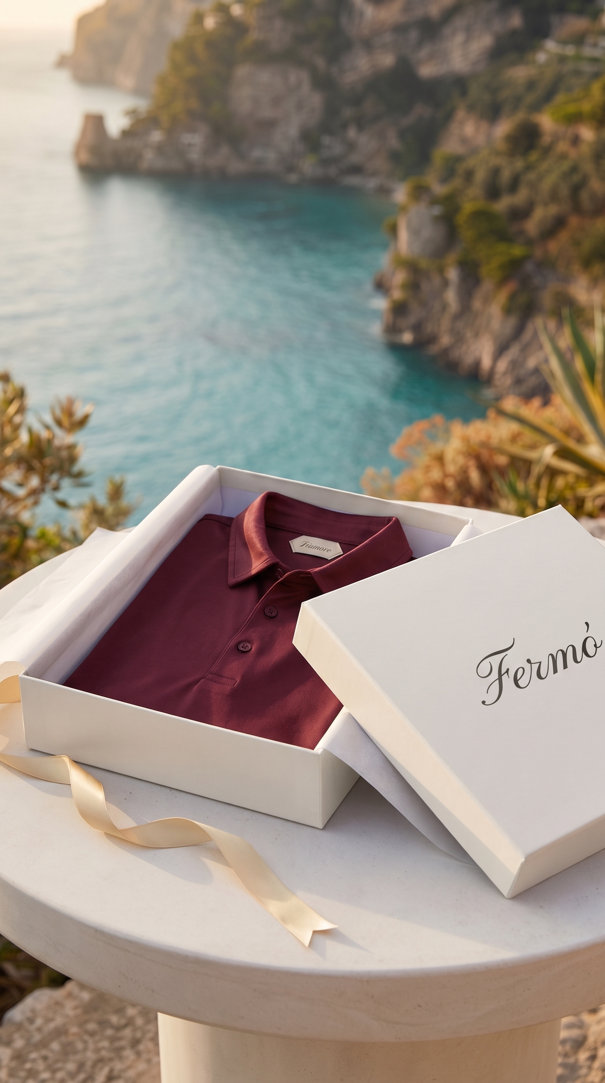 Polo Portofino bordeaux