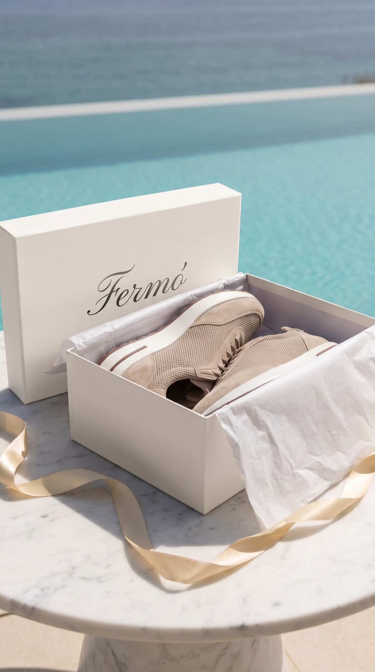 Beige Stresa Trainer