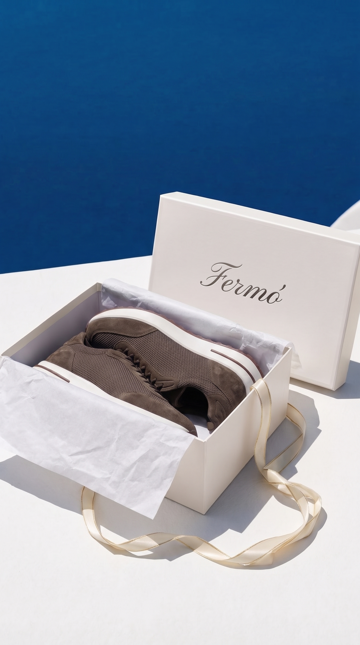 Brown Stresa Trainer