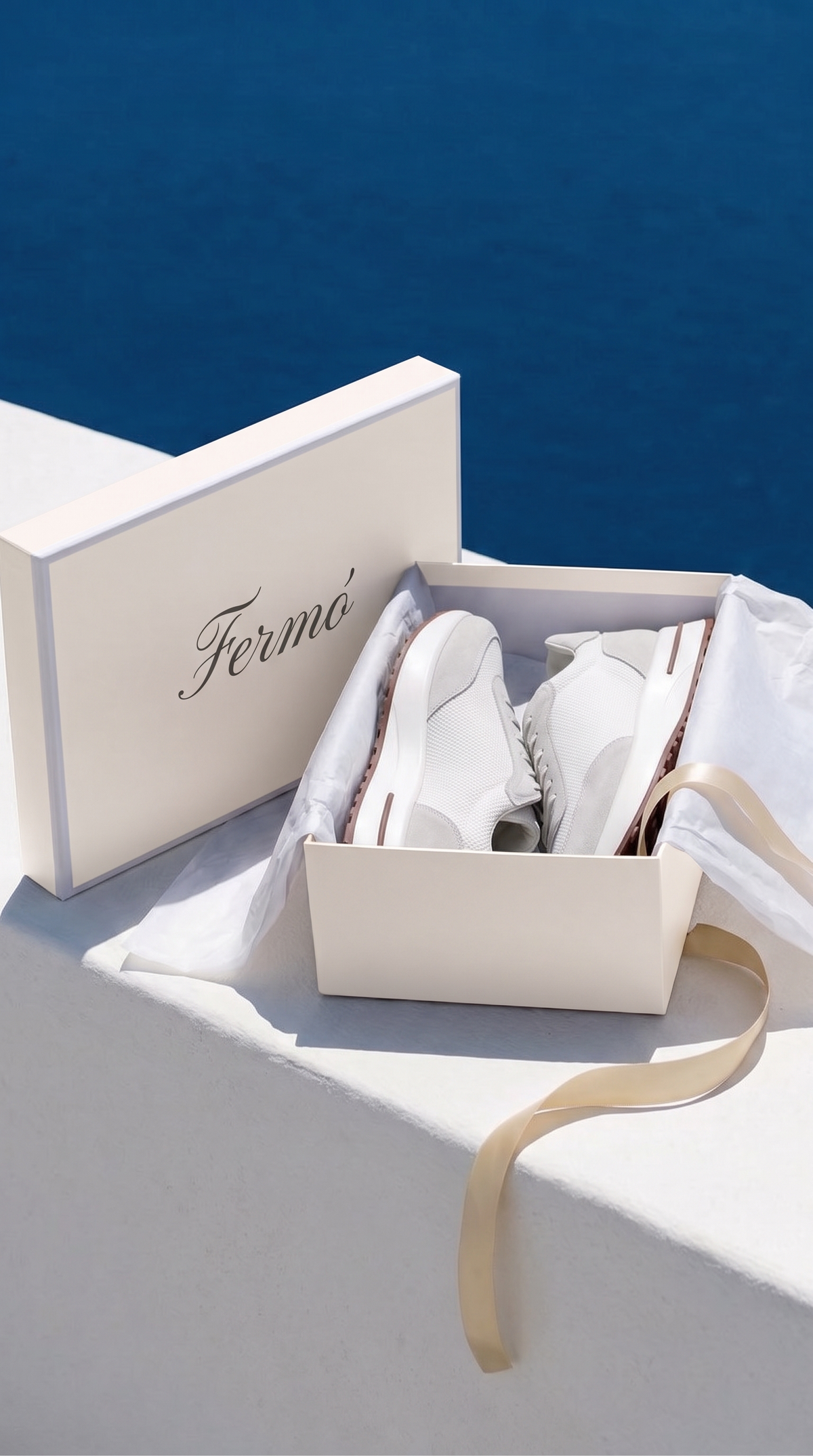 White Stresa Trainer