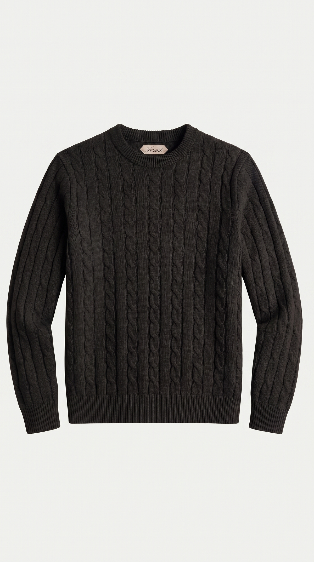 Como Cashmere Crewneck Black