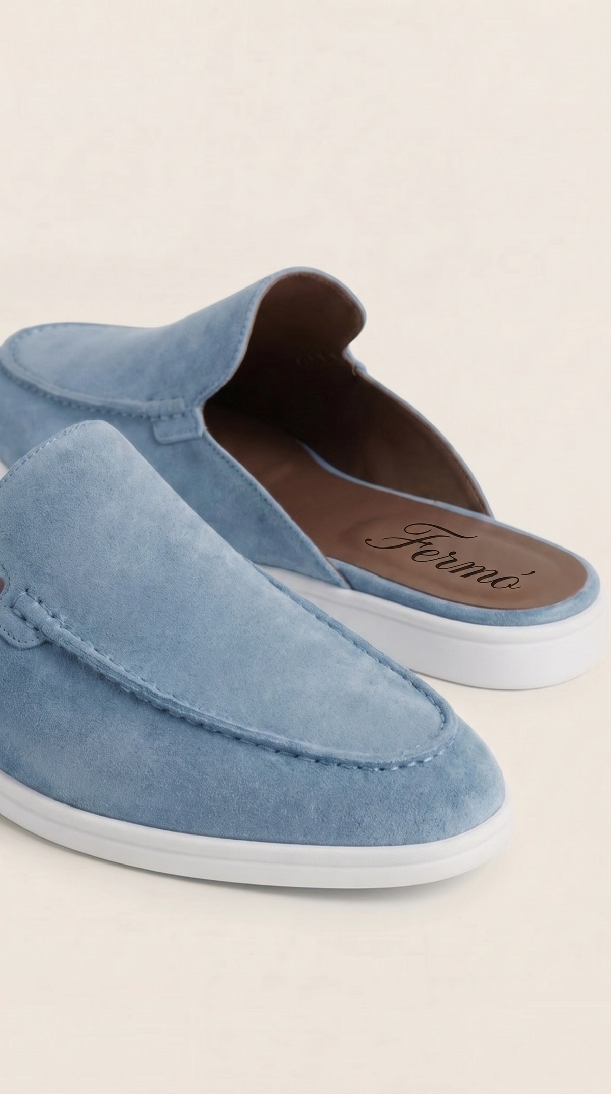 Light Blue Yacht Mule