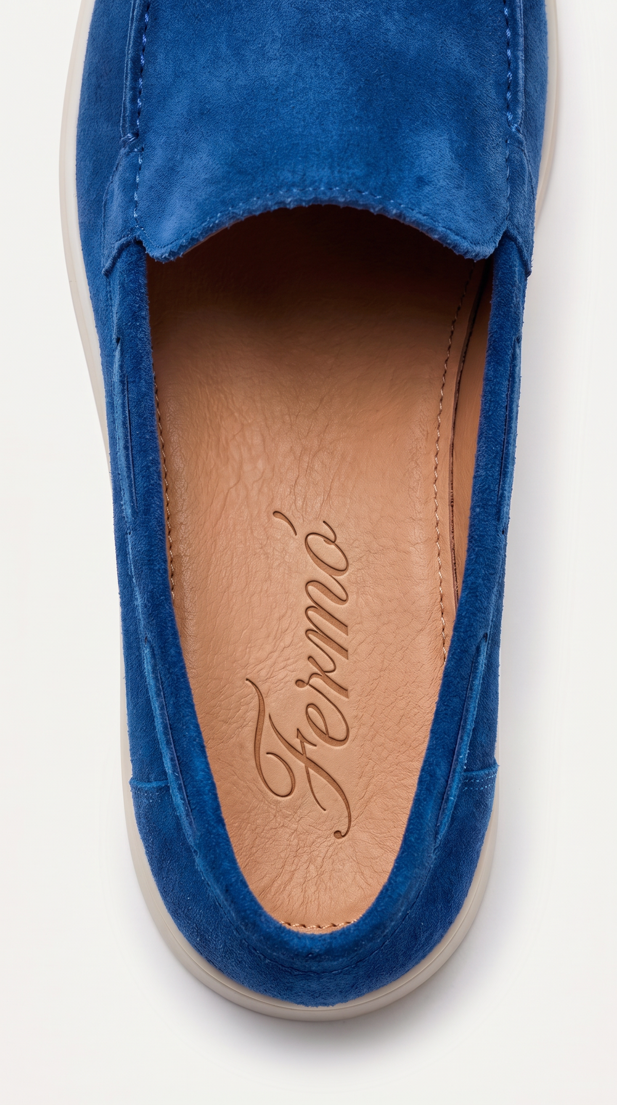 Amalfi Classic Loafer aus Veloursleder Königsblau