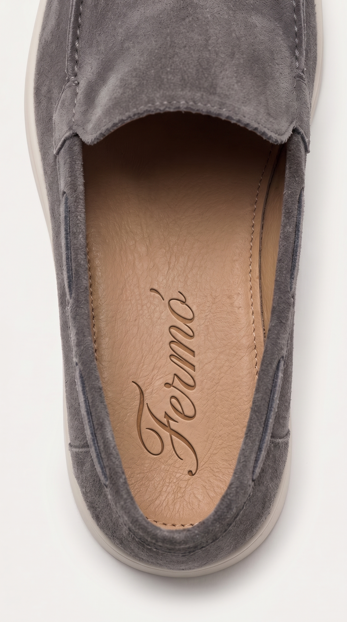 Amalfi Classic Loafer aus Veloursleder Grau