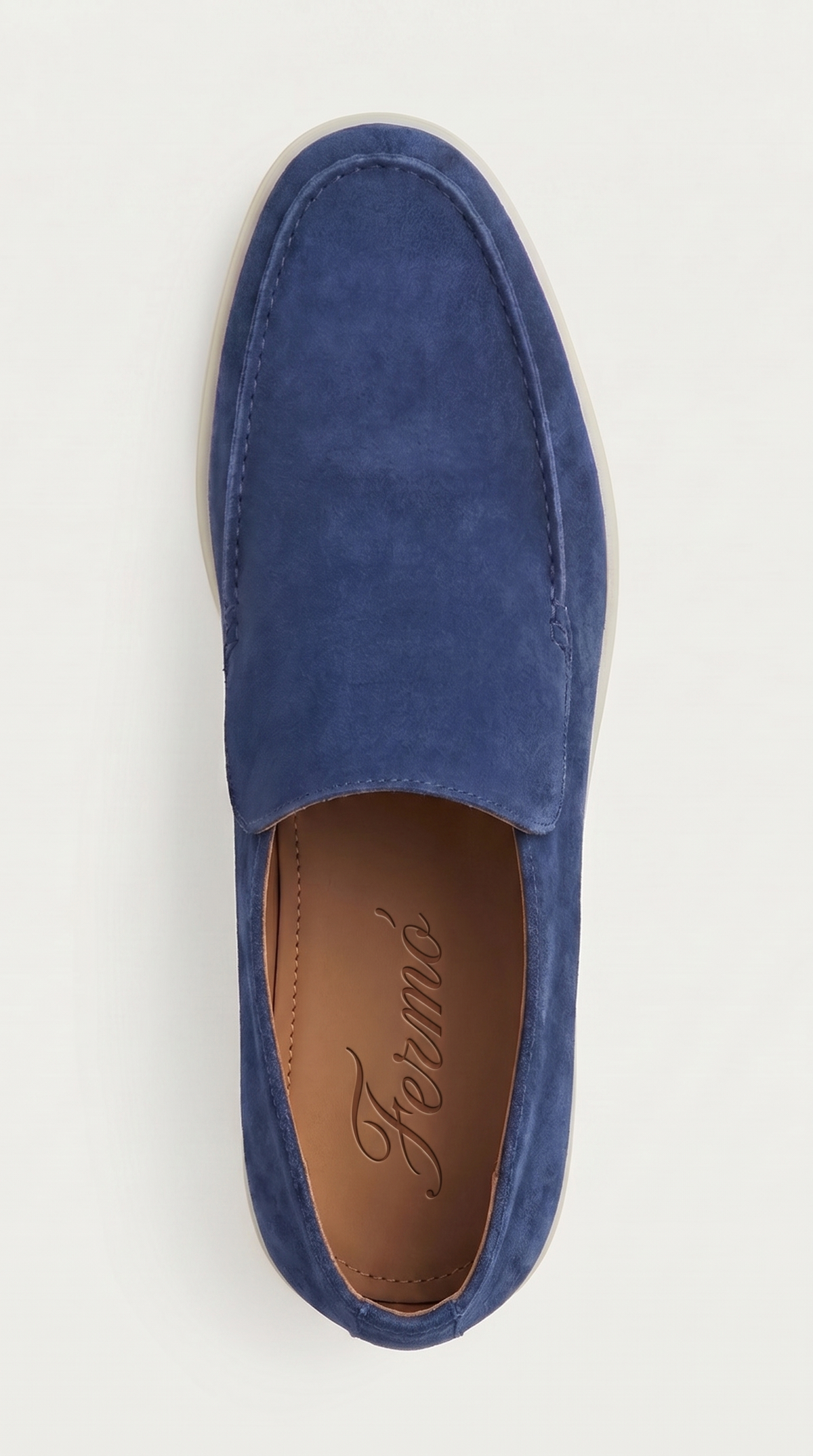 Mocasín urbano Amalfi de ante azul real