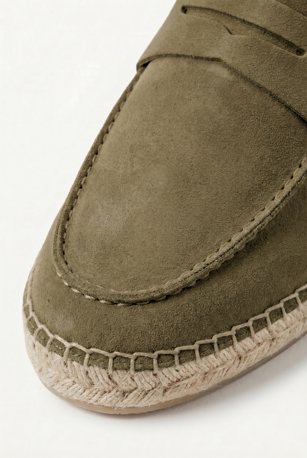 Riviera-Espadrille Olivgrün