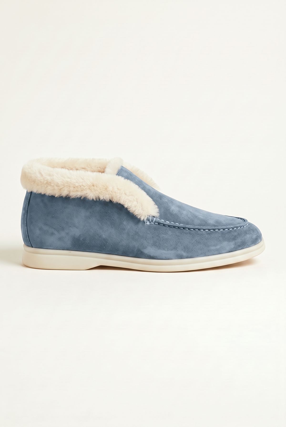 Sky Blue Cortina Shearling Loafer