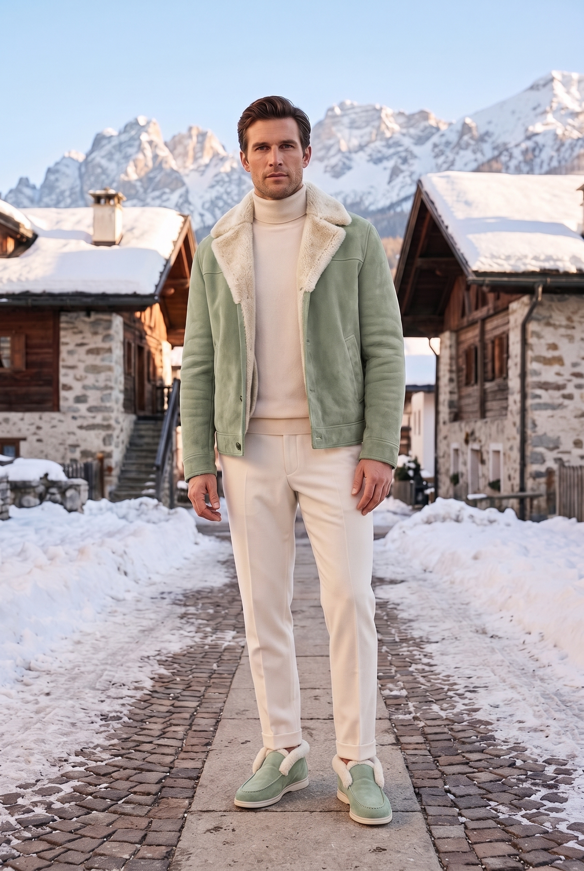 Sage Cortina Shearling Loafer