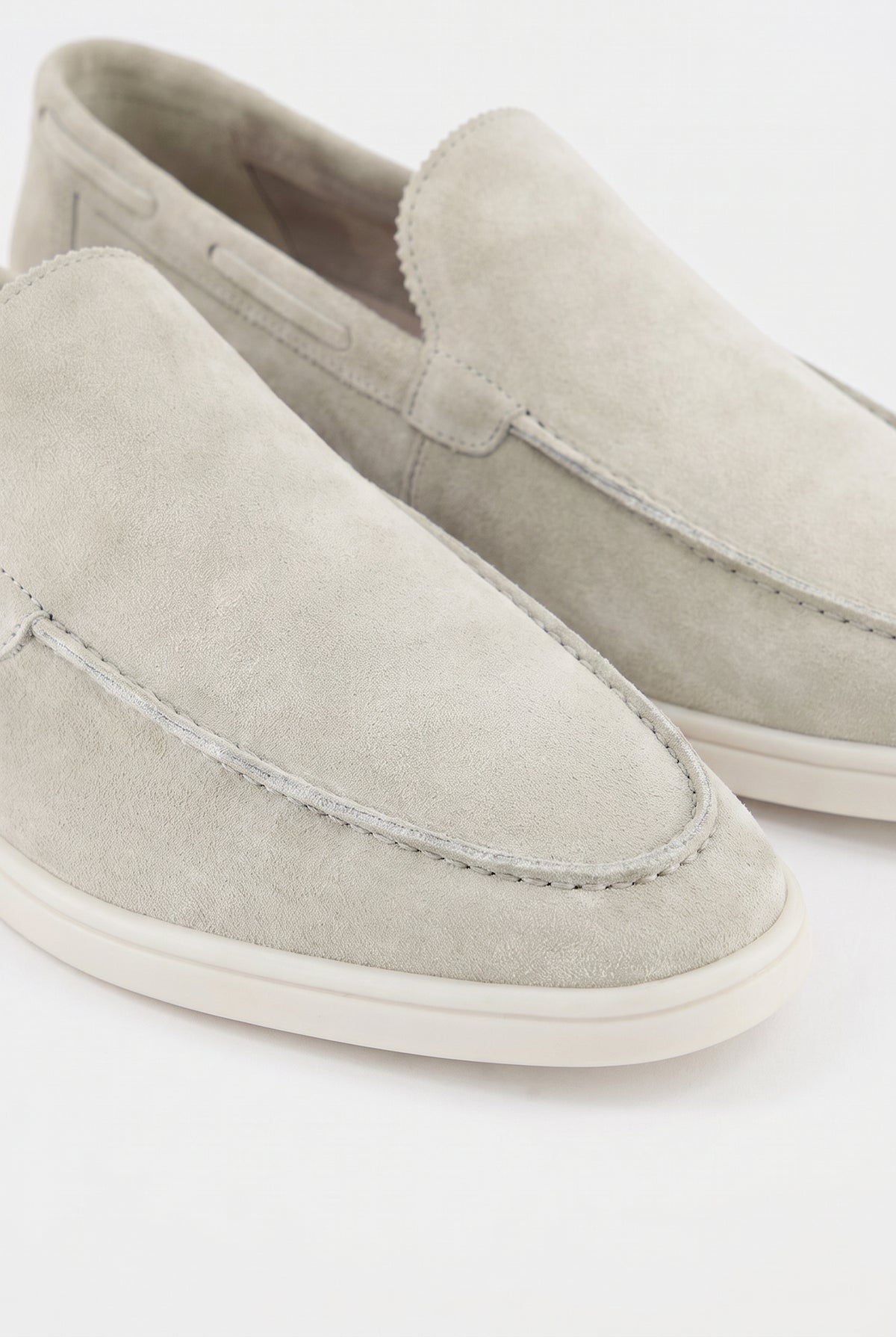 Pale Sage Yacht Loafer - close-up