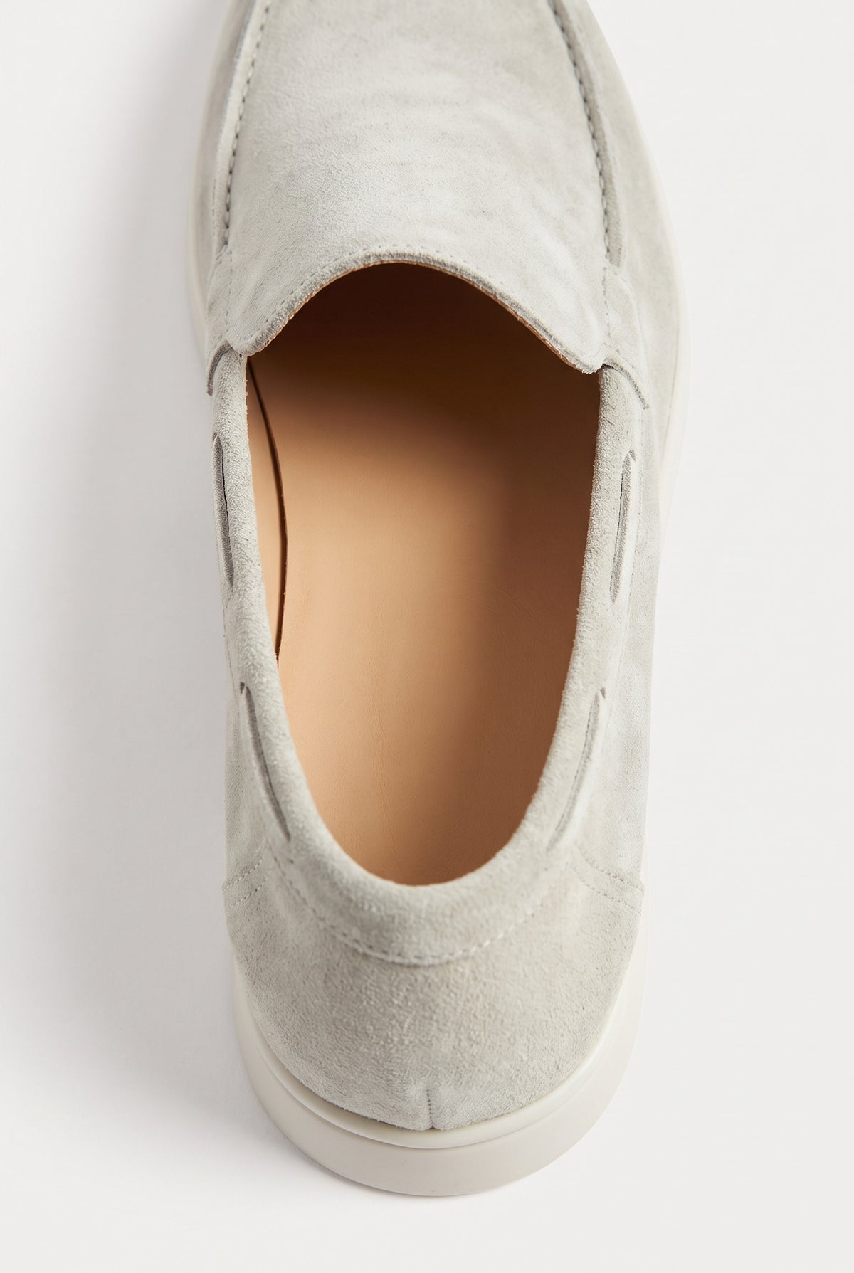 Pale Sage Yacht Loafer - inside view