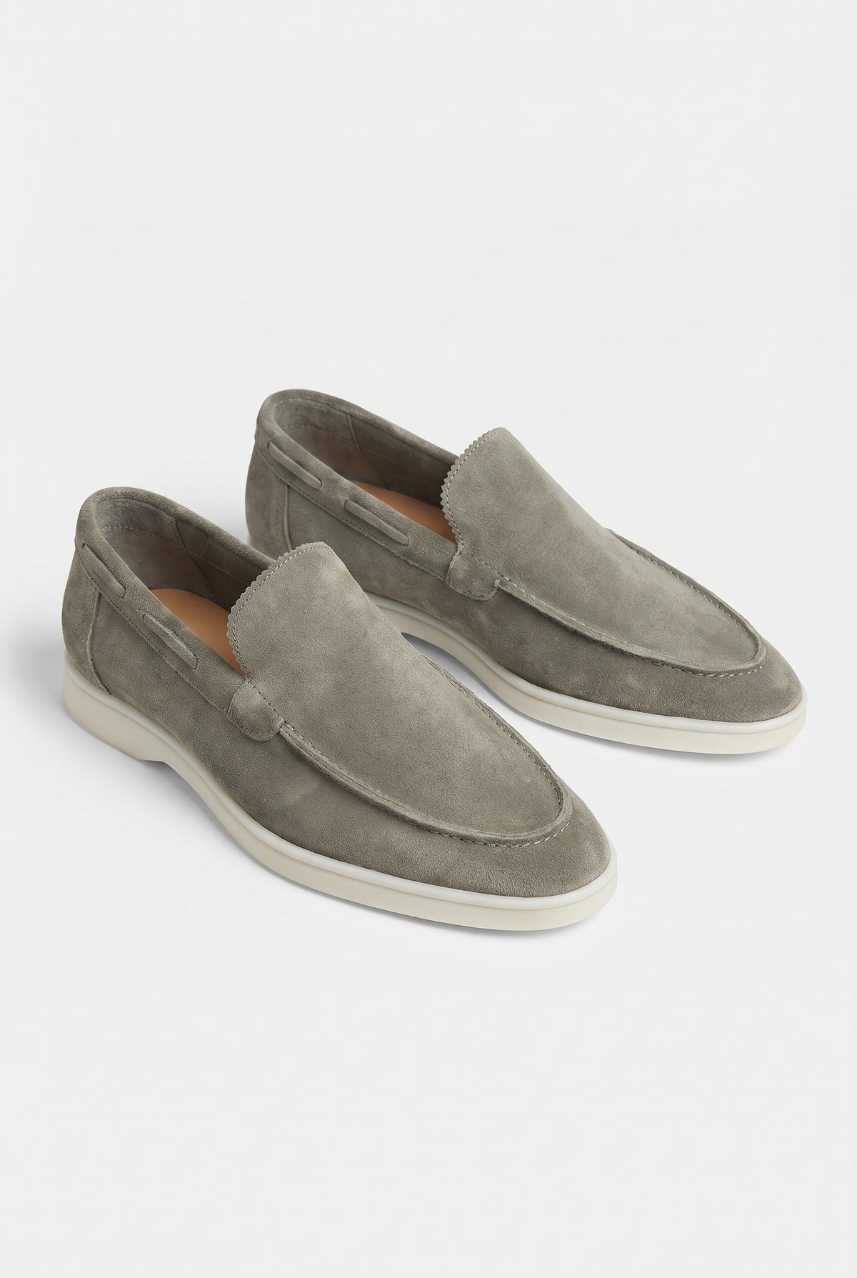 Pistachio Yacht Loafer - pair, three-quarter view