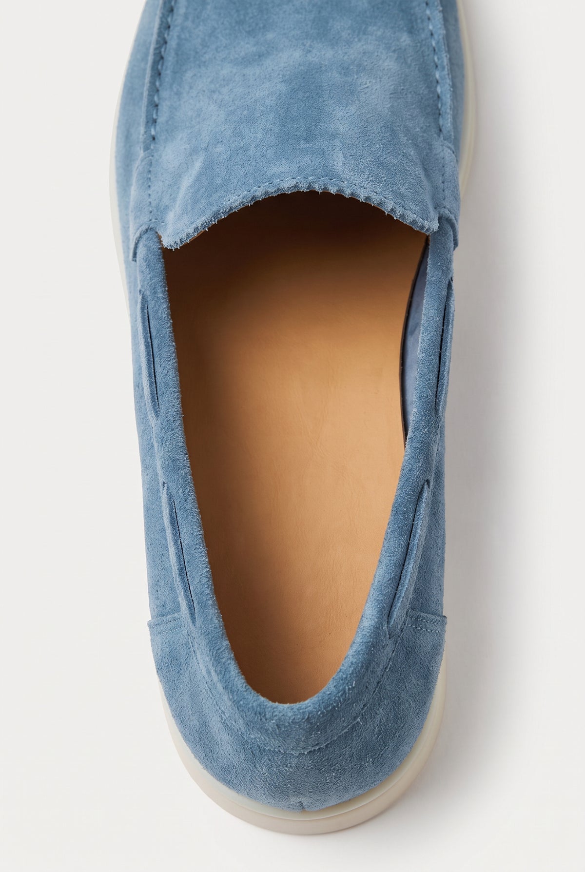 Sapphire Blue Yacht Loafer - inside view