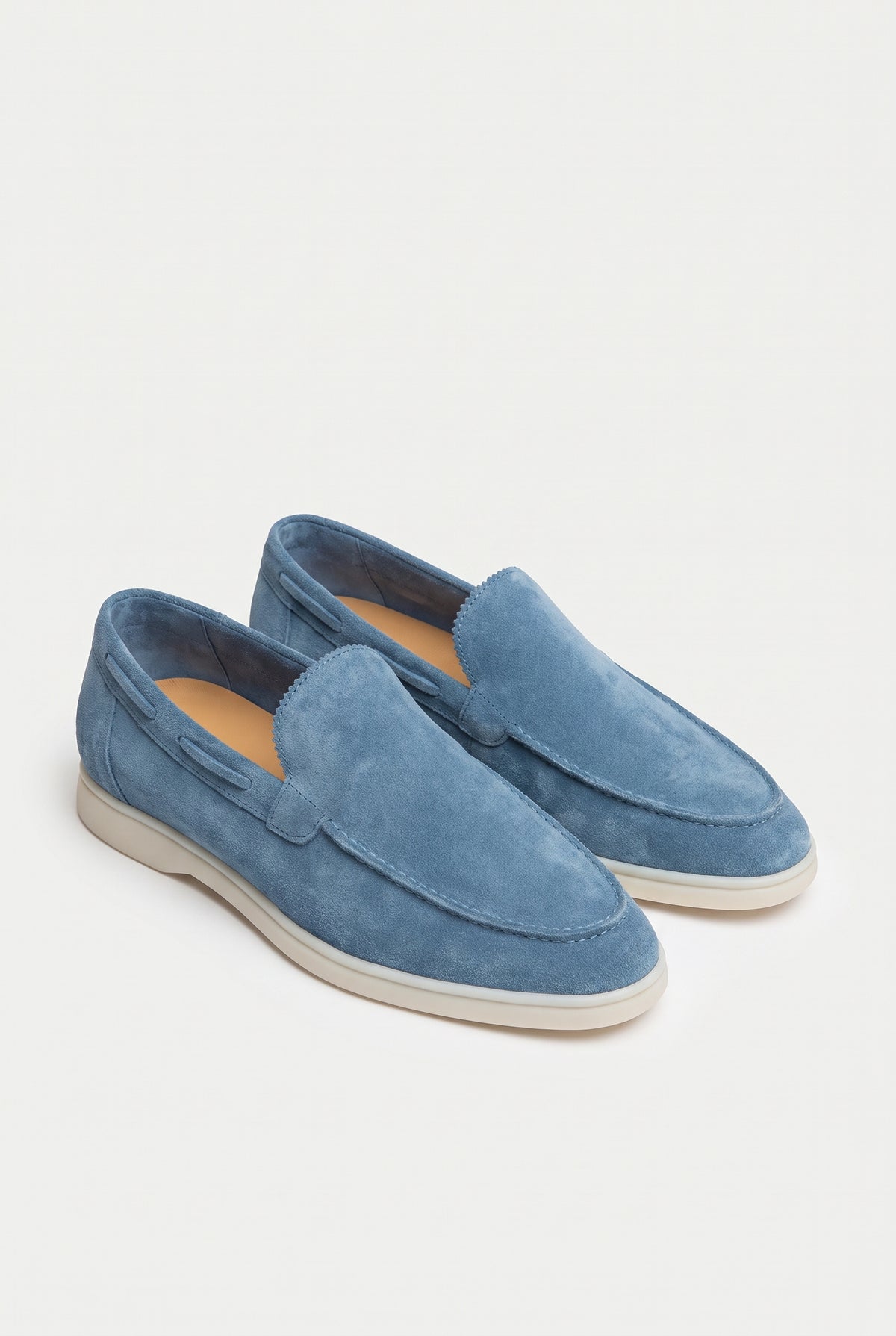 Sapphire Blue Yacht Loafer - pair, three-quarter view