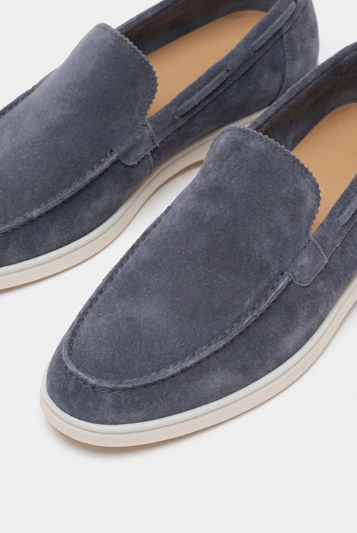 Steel Blue Yacht Loafer - close-up