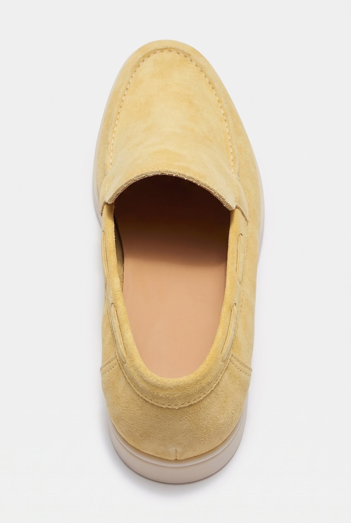 Yellow Yacht Loafer - inside view