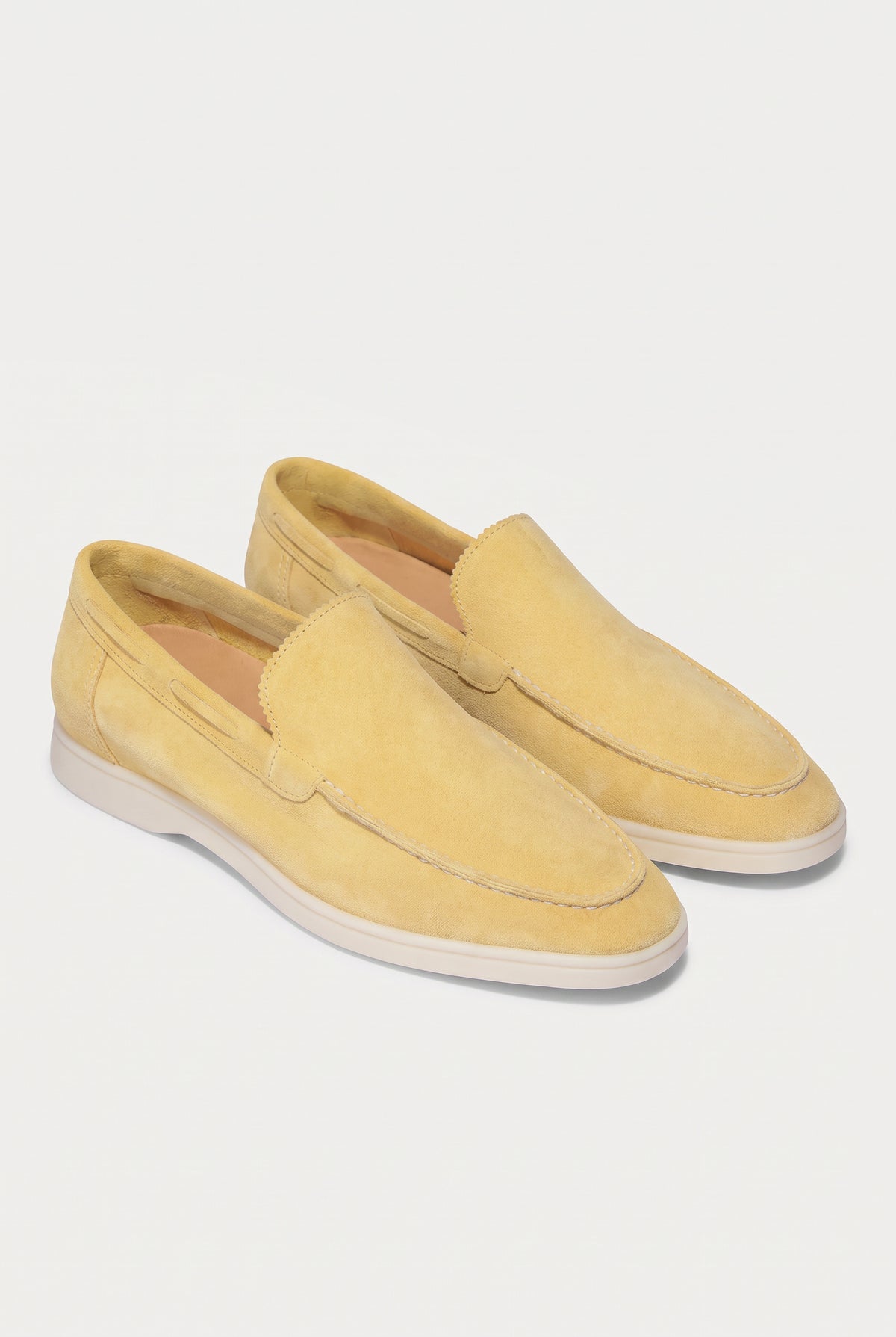 Yellow Yacht Loafer - pair, three-quarter view