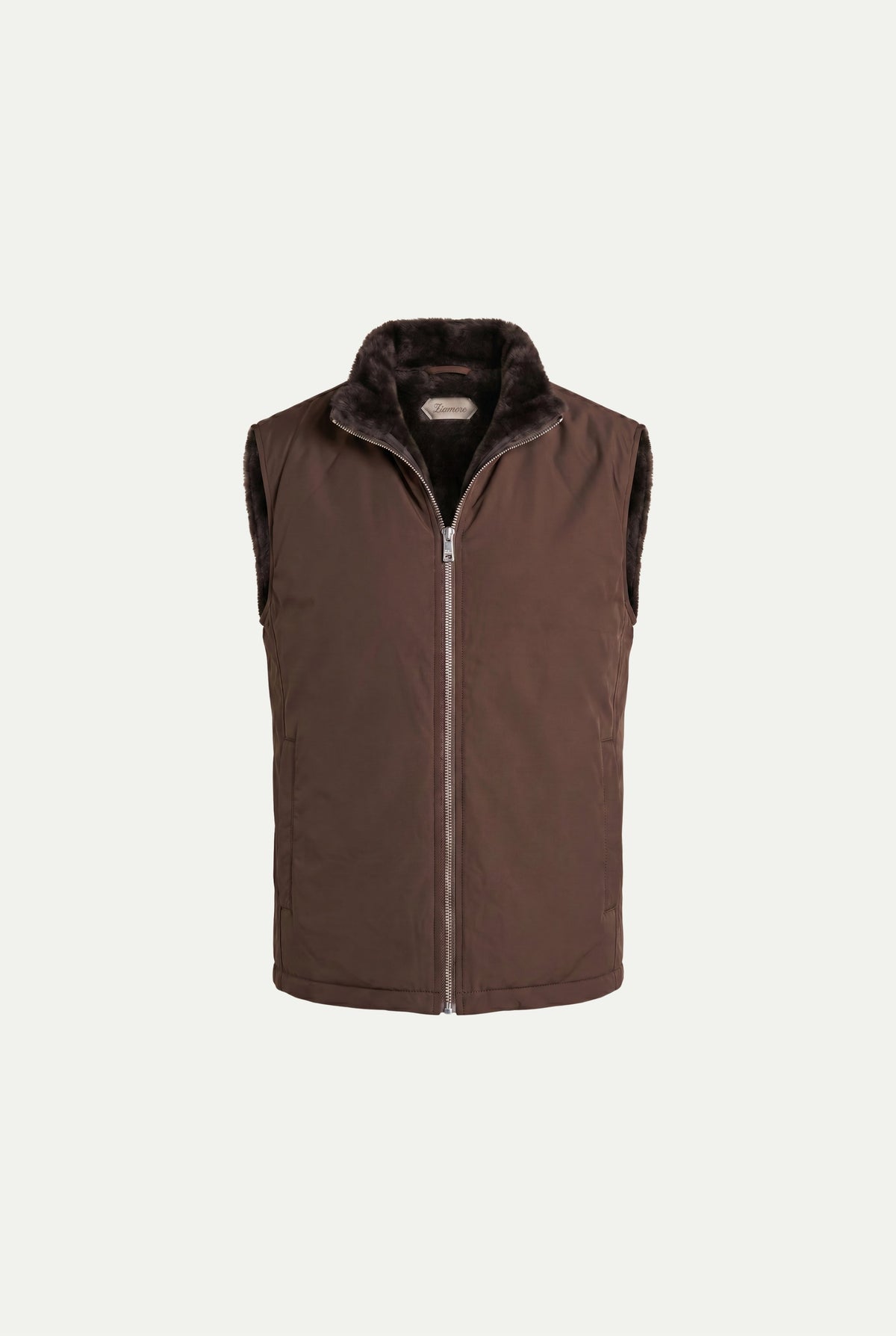 Fermó Fur Bodywarmer Chocolate