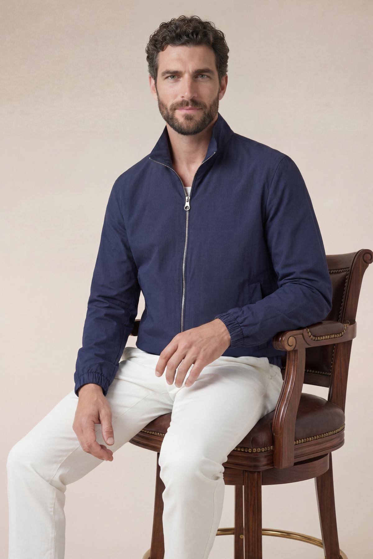 Wendbare Jacke Marineblau