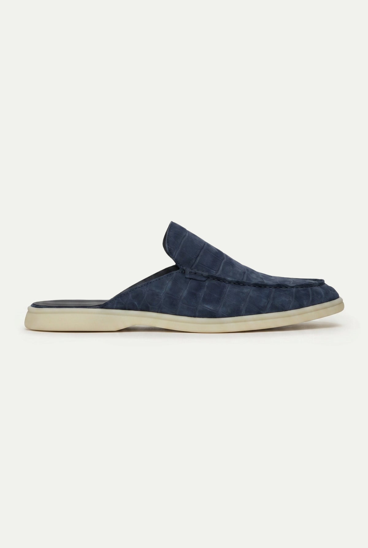 Navy Crocodile Yacht Mule