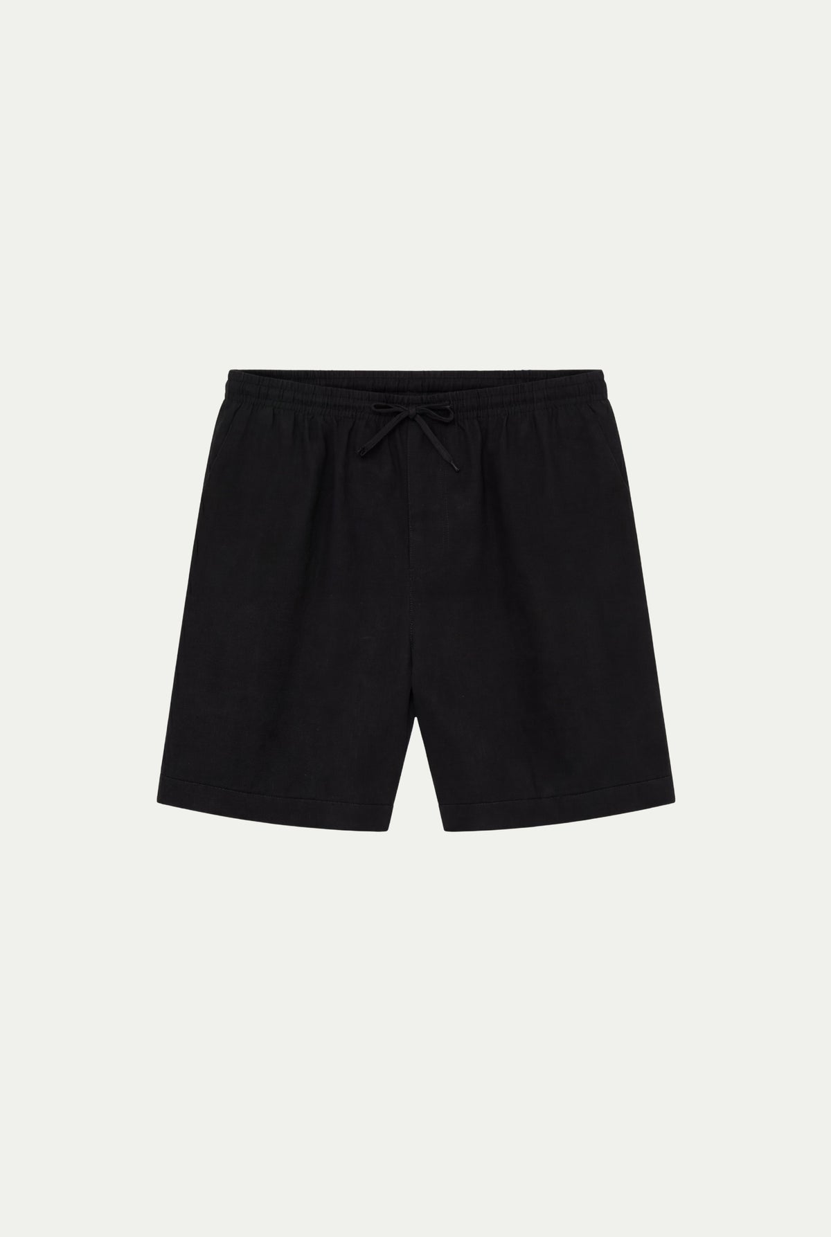 Short en lin Amalfi noir