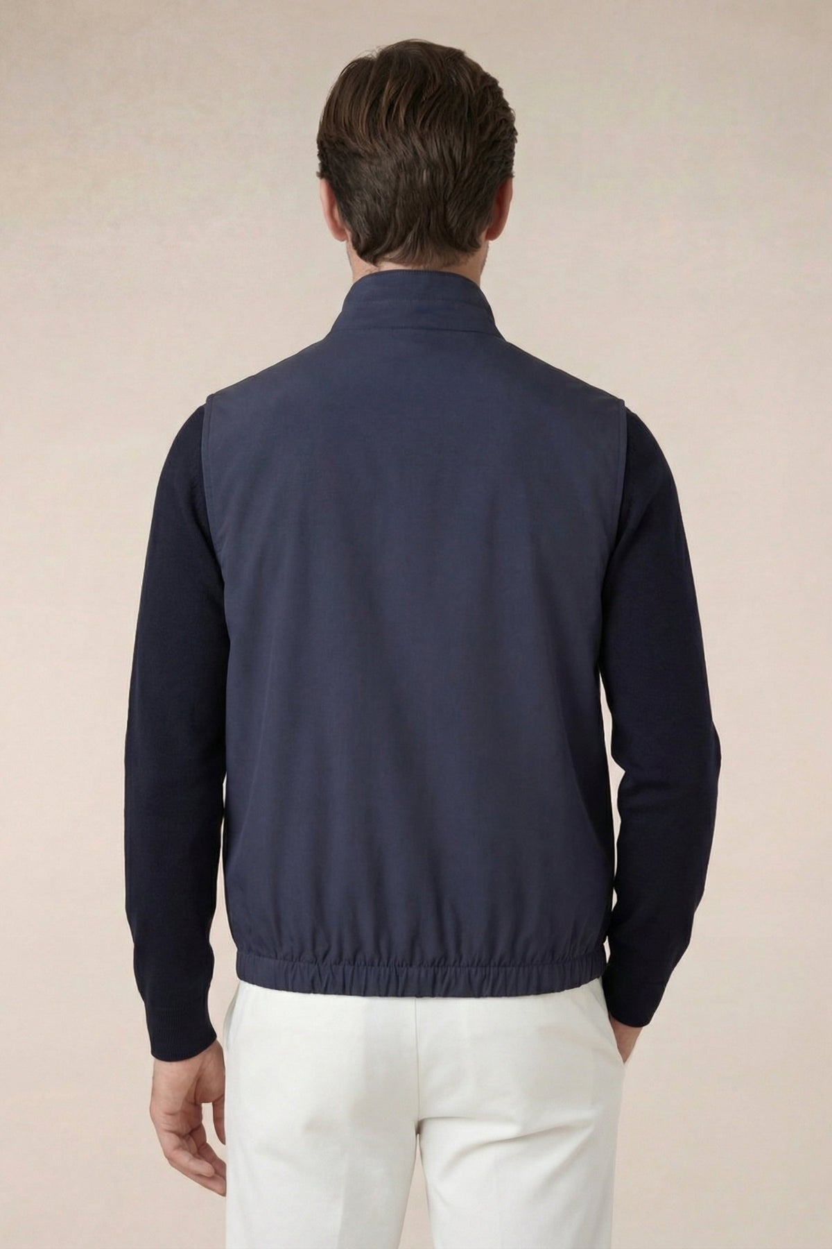 Chaleco reversible azul marino