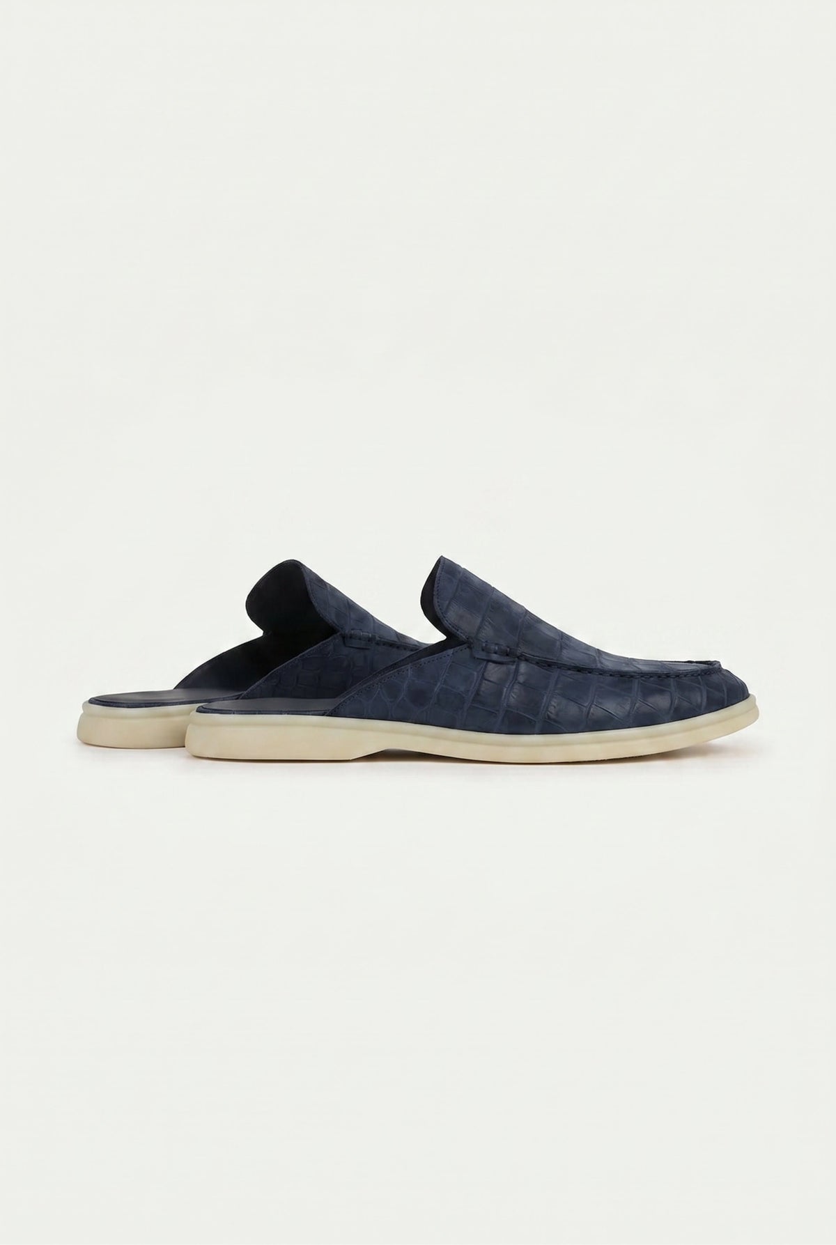 Navy Crocodile Yacht Mule
