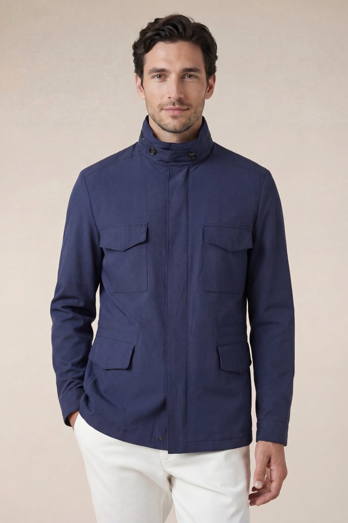 Expeditionsjacke Marineblau
