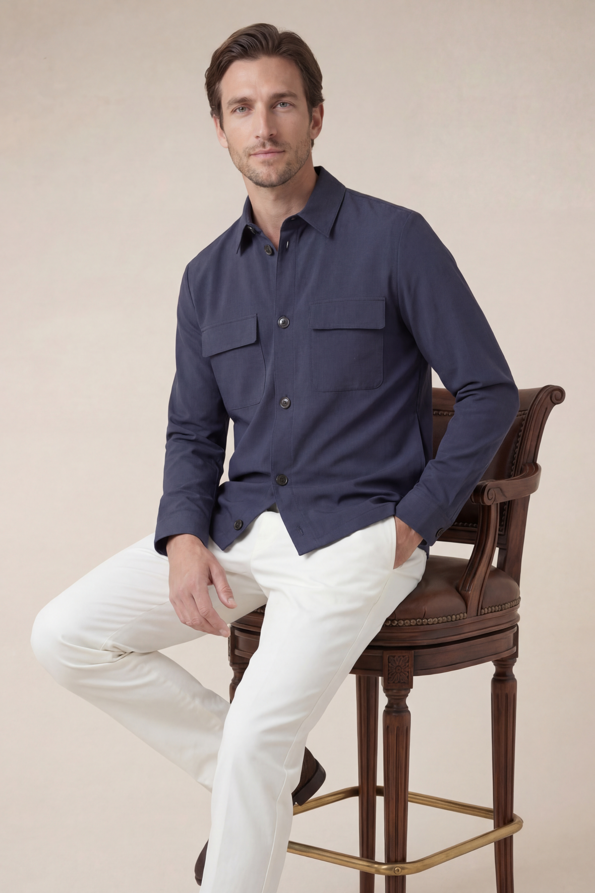 Giacca da campo Riviera blu navy