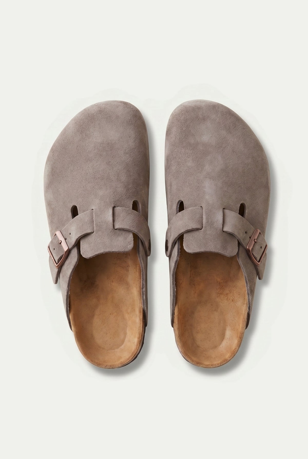Oslo suède clog Taupe