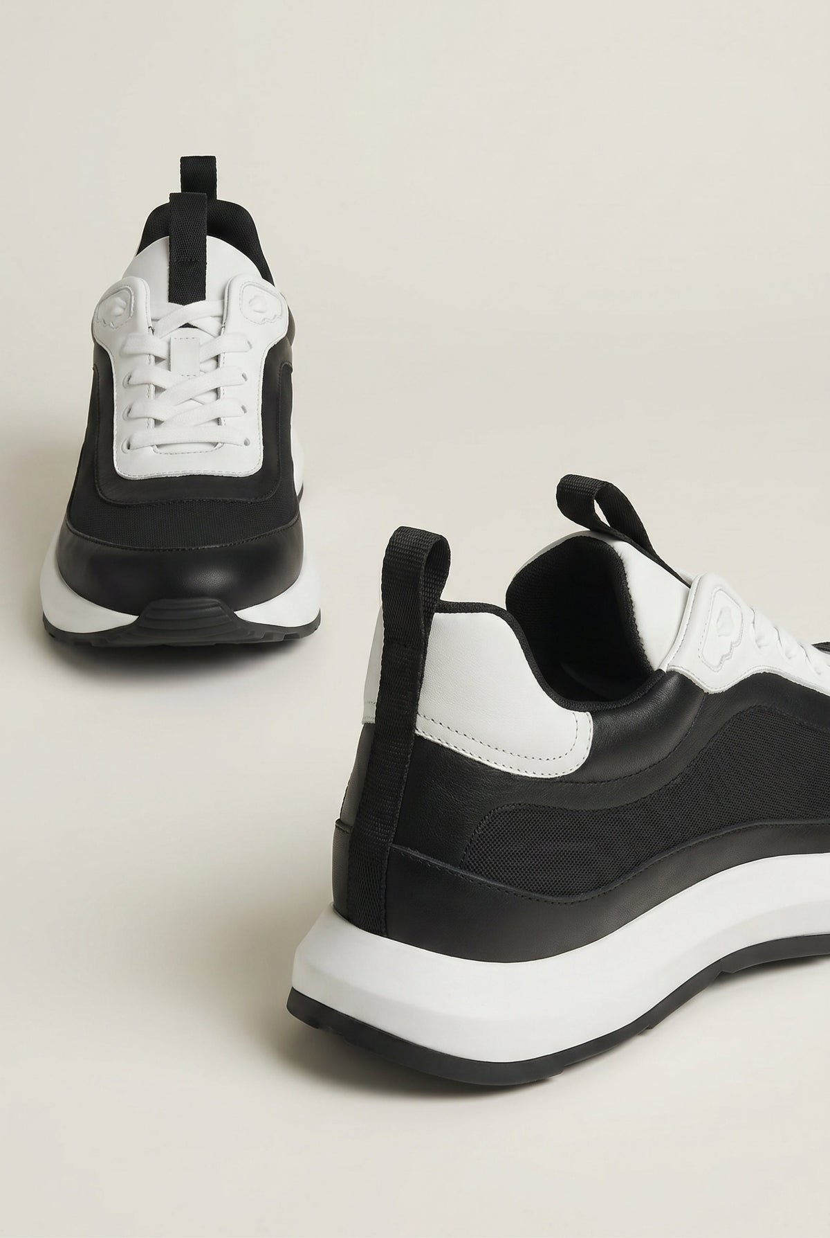 Baskets Rodore noires/blanches