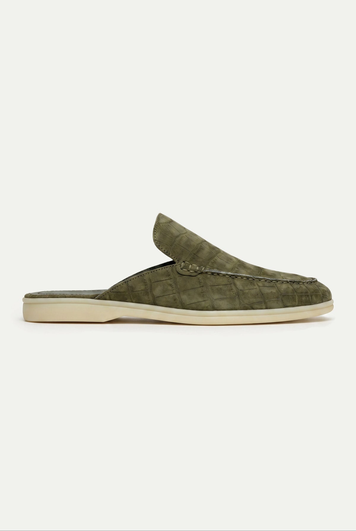 Olive Crocodile Yacht Mule