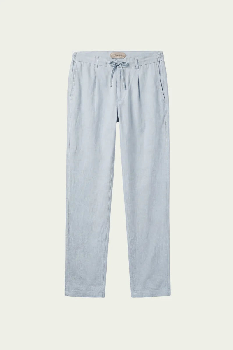 Pantalon en lin Amalfi bleu
