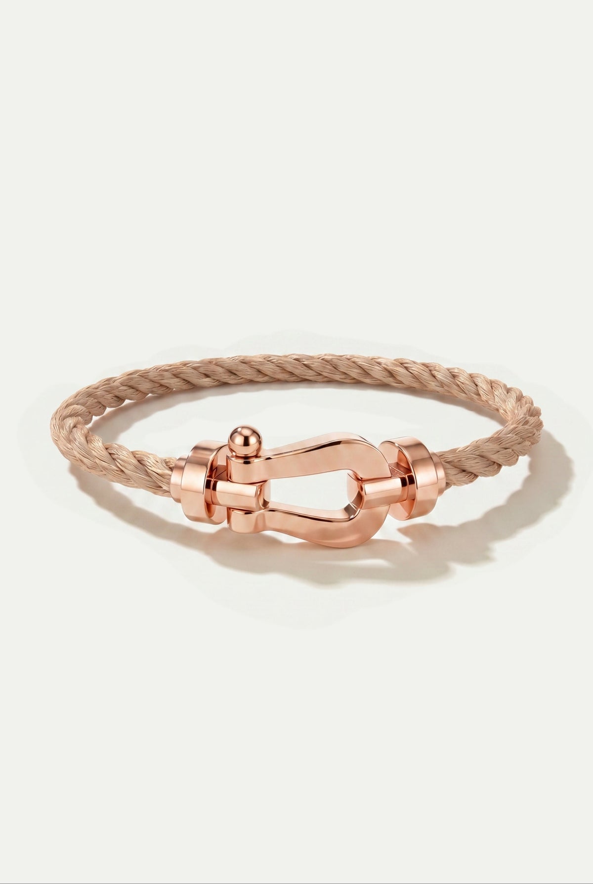 Fermó Yacht-Armband Sand/Roségold
