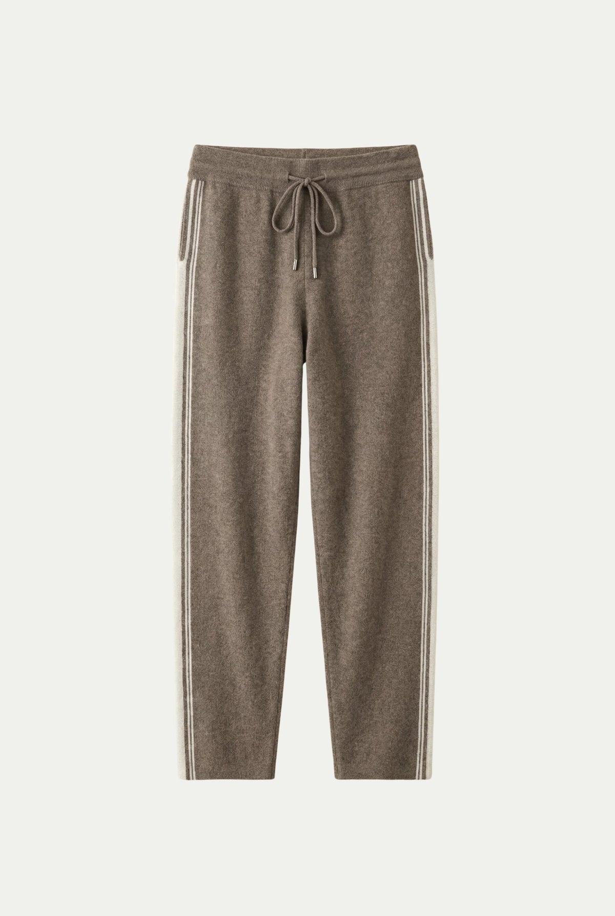 Completo in cashmere Capri tortora