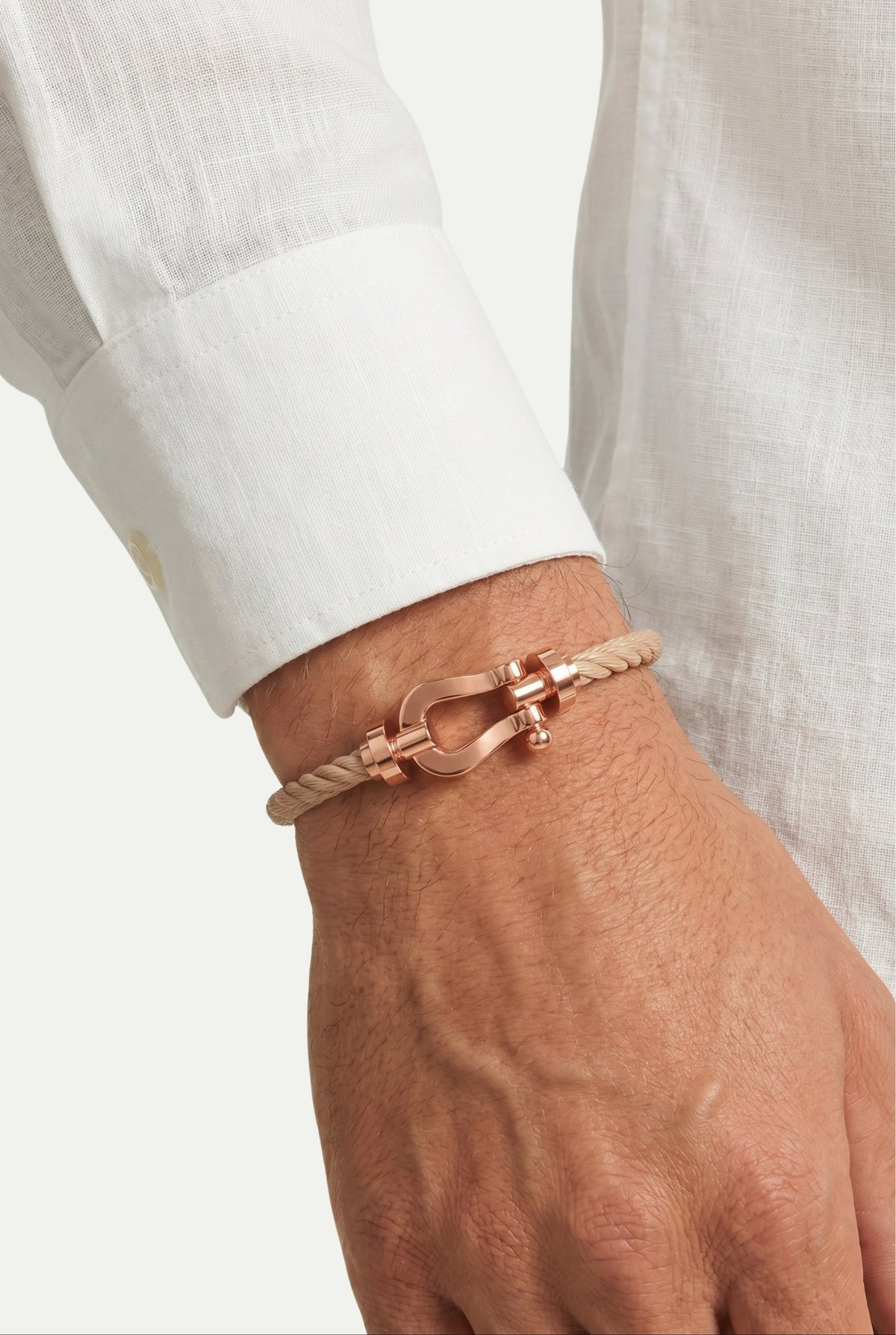 Fermó Yacht Bracelet Sand/Rose Gold