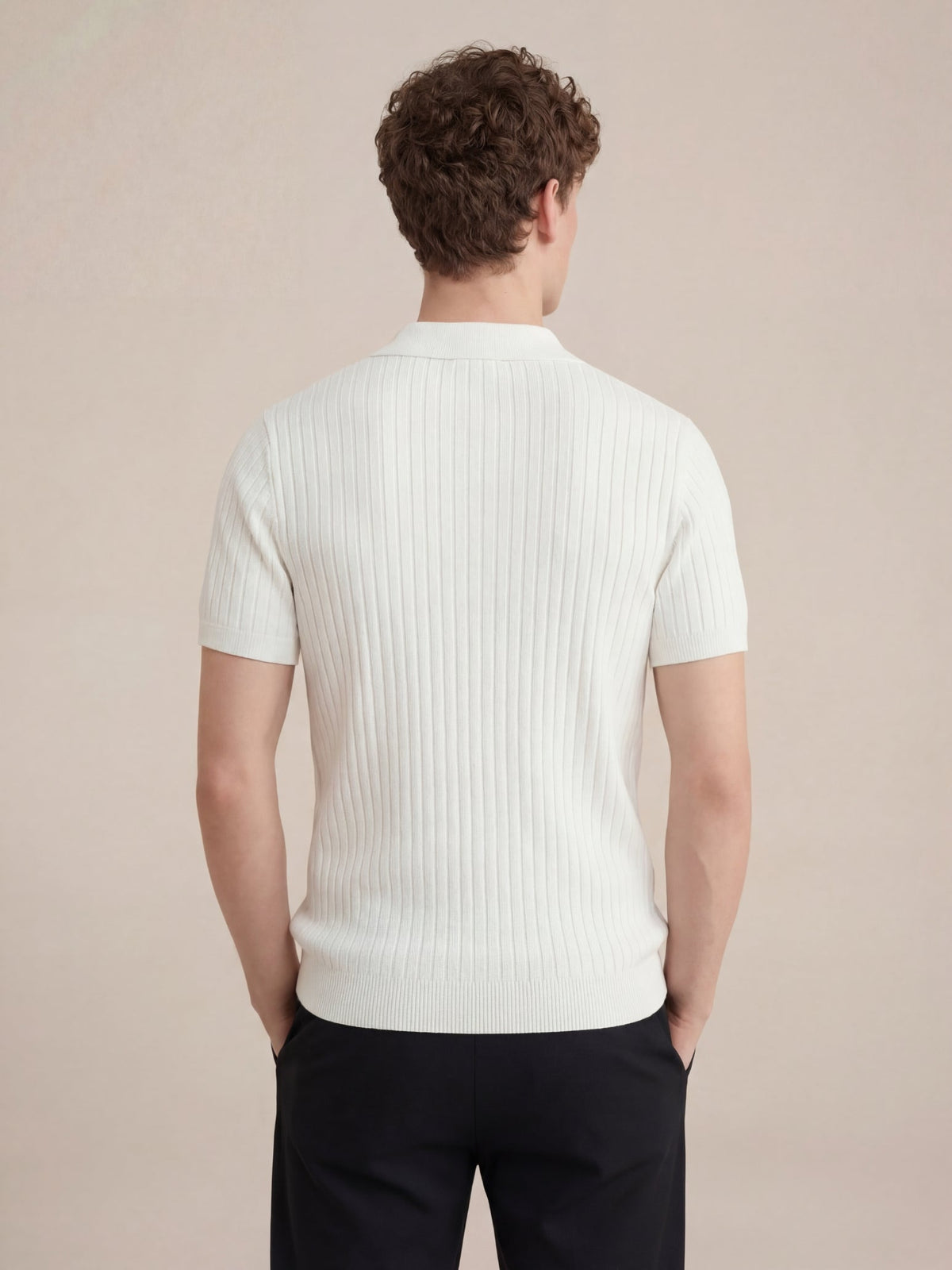 Polo in maglia Capri Bianco