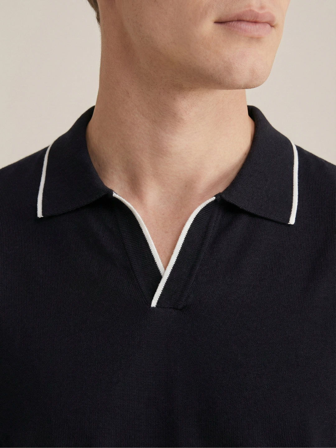 Polo in maglia Paraggi Nero