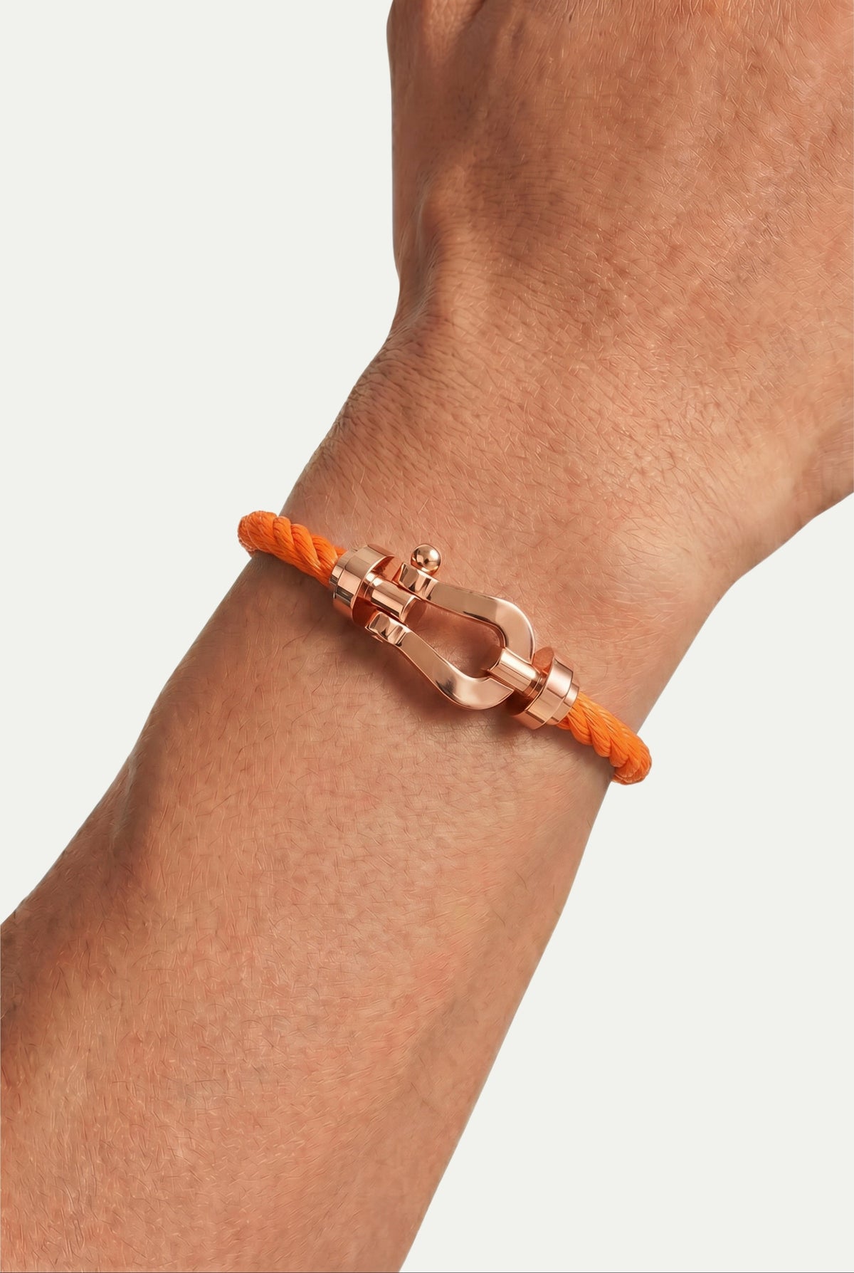 Fermó Yacht-Armband Orange/Roségold