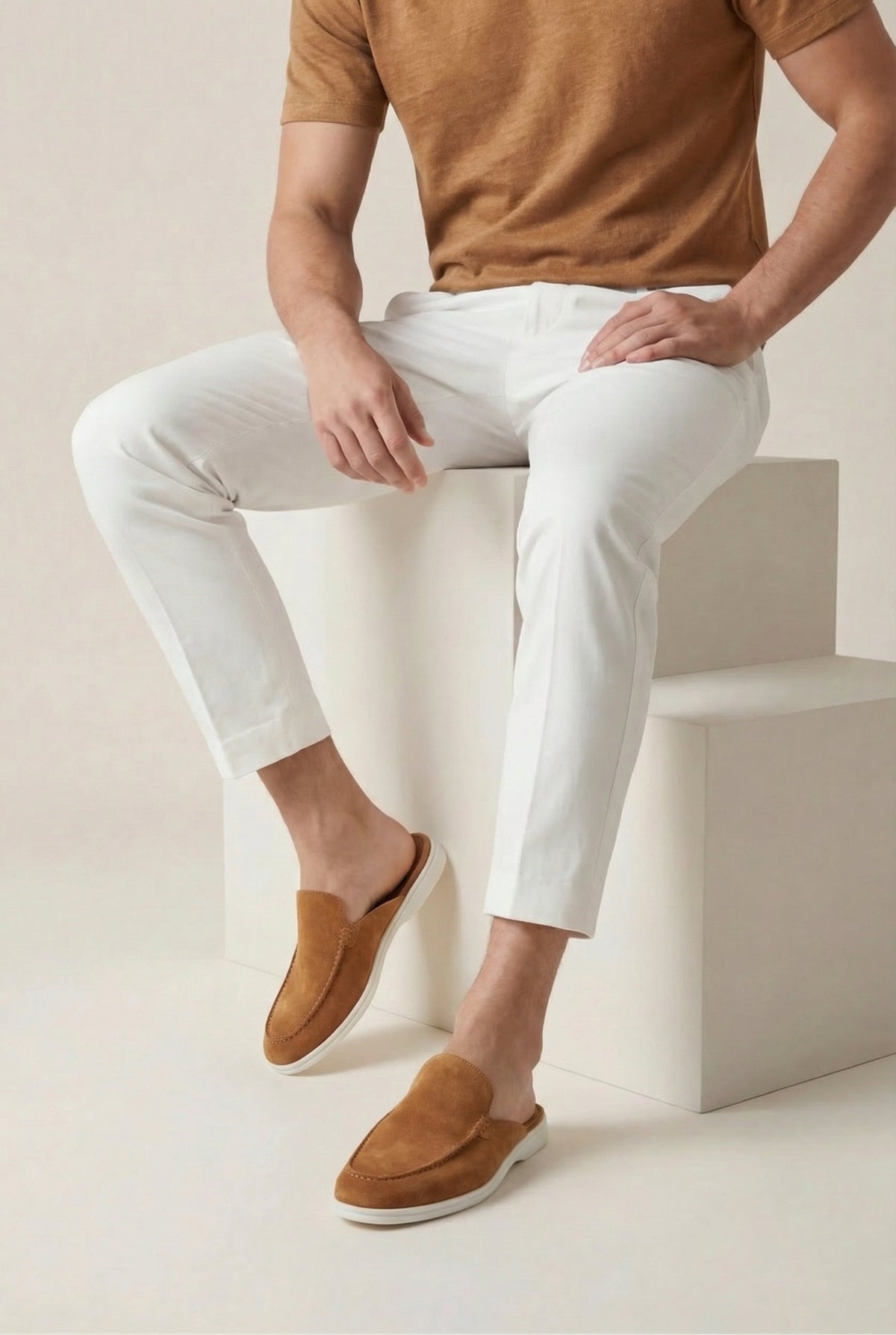 Tan Yacht Mule