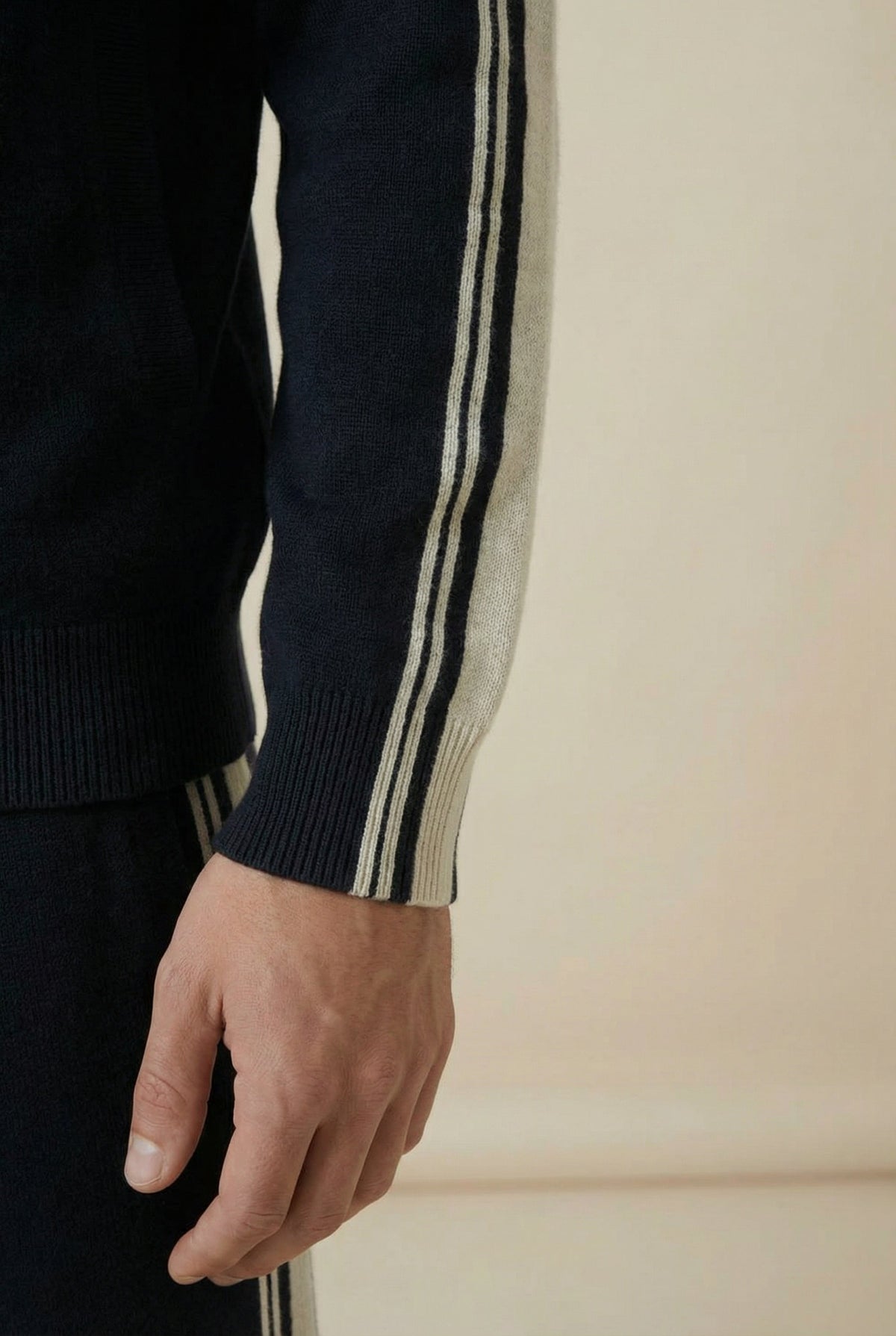 カプリ カシミヤセット ブラック