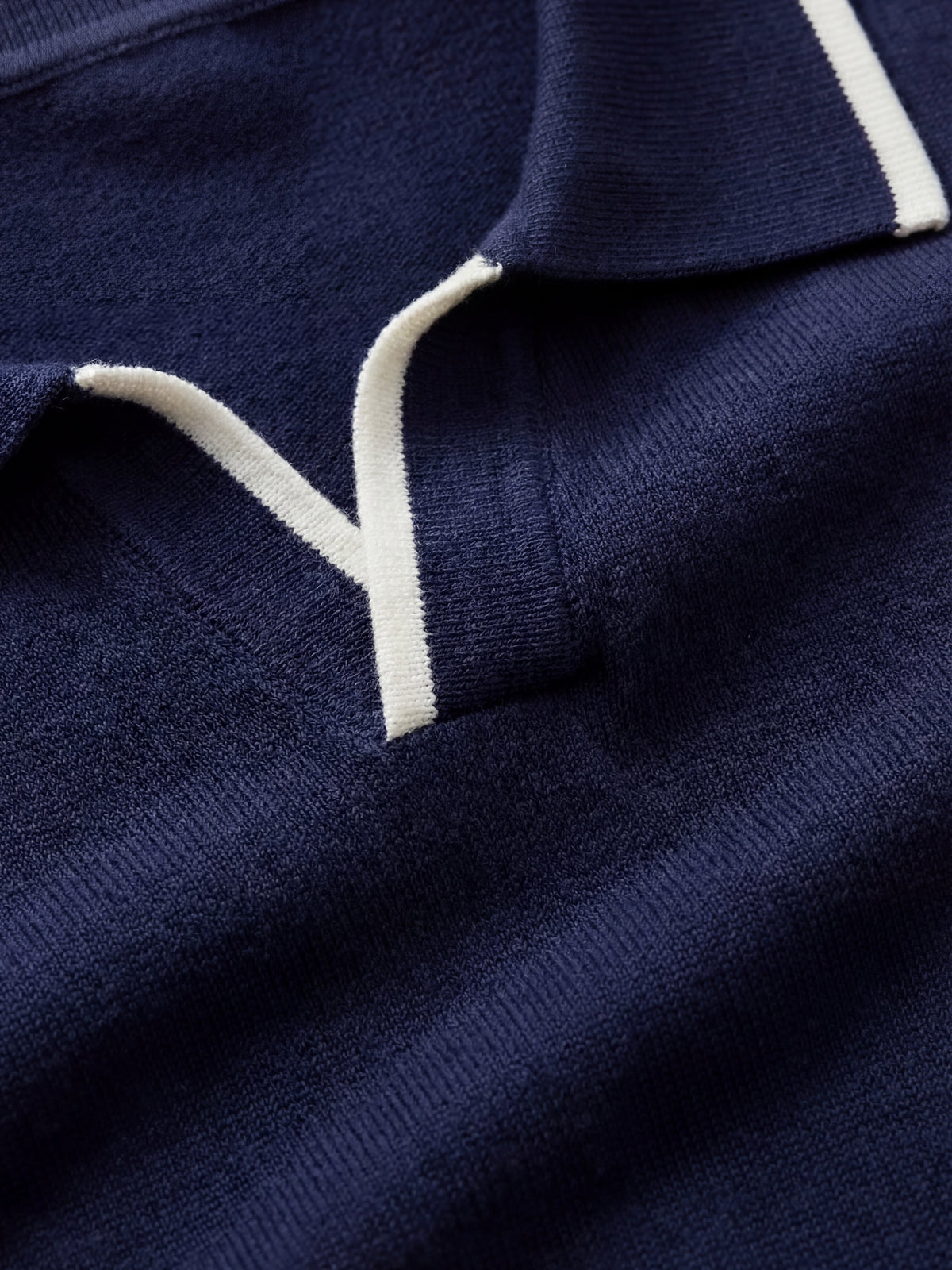 Polo in maglia Paraggi Blu navy