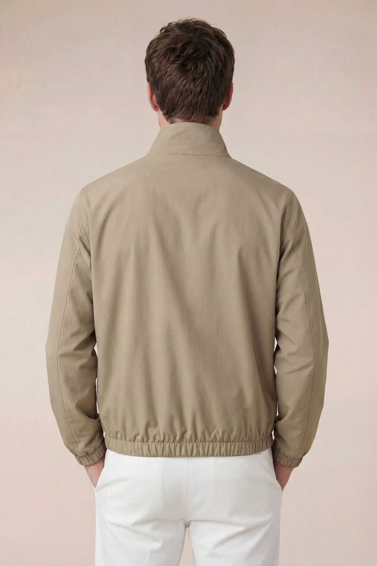 Giacca reversibile beige